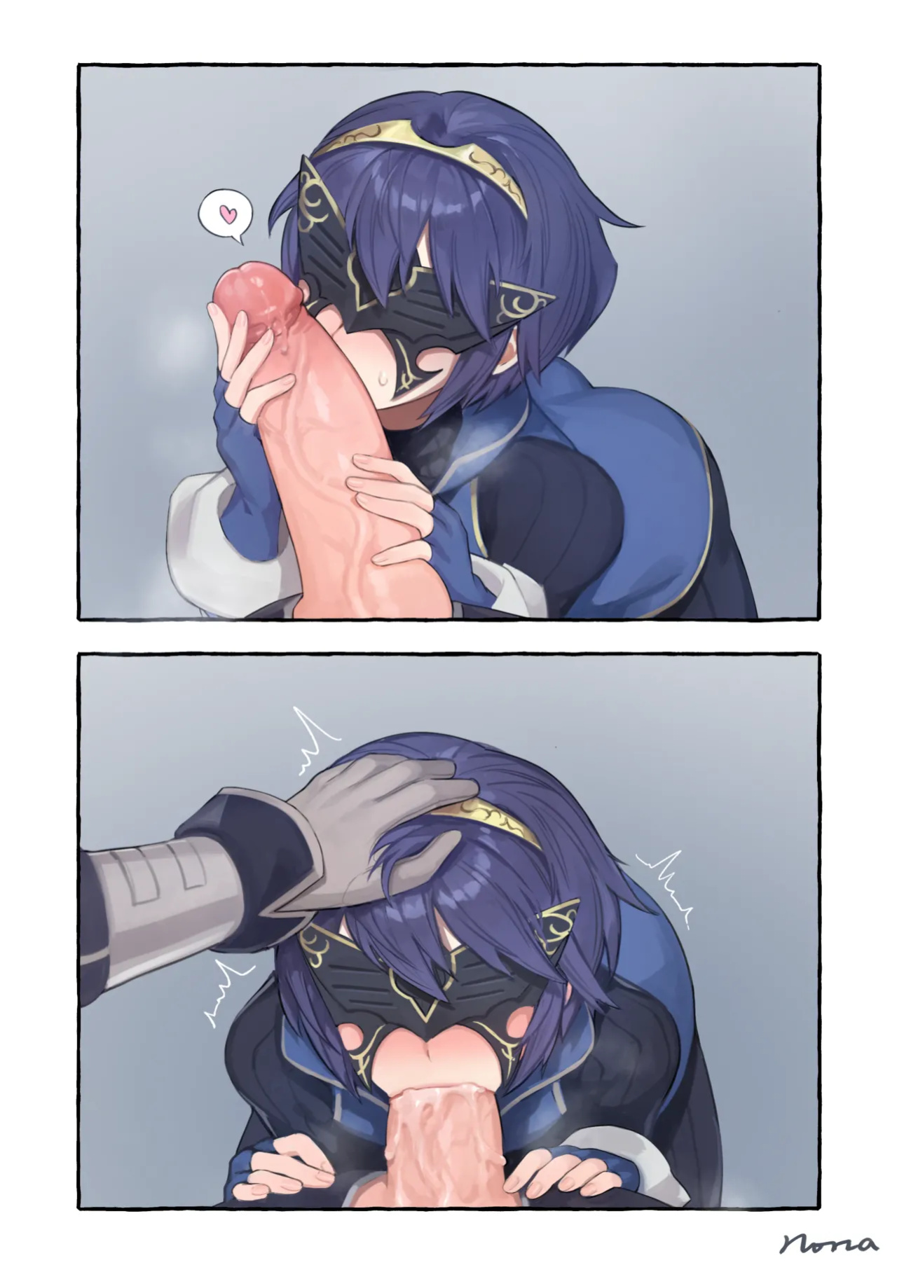 [Norza] Lucina Claiming Her Reward (Original, No Mask, and Textless)