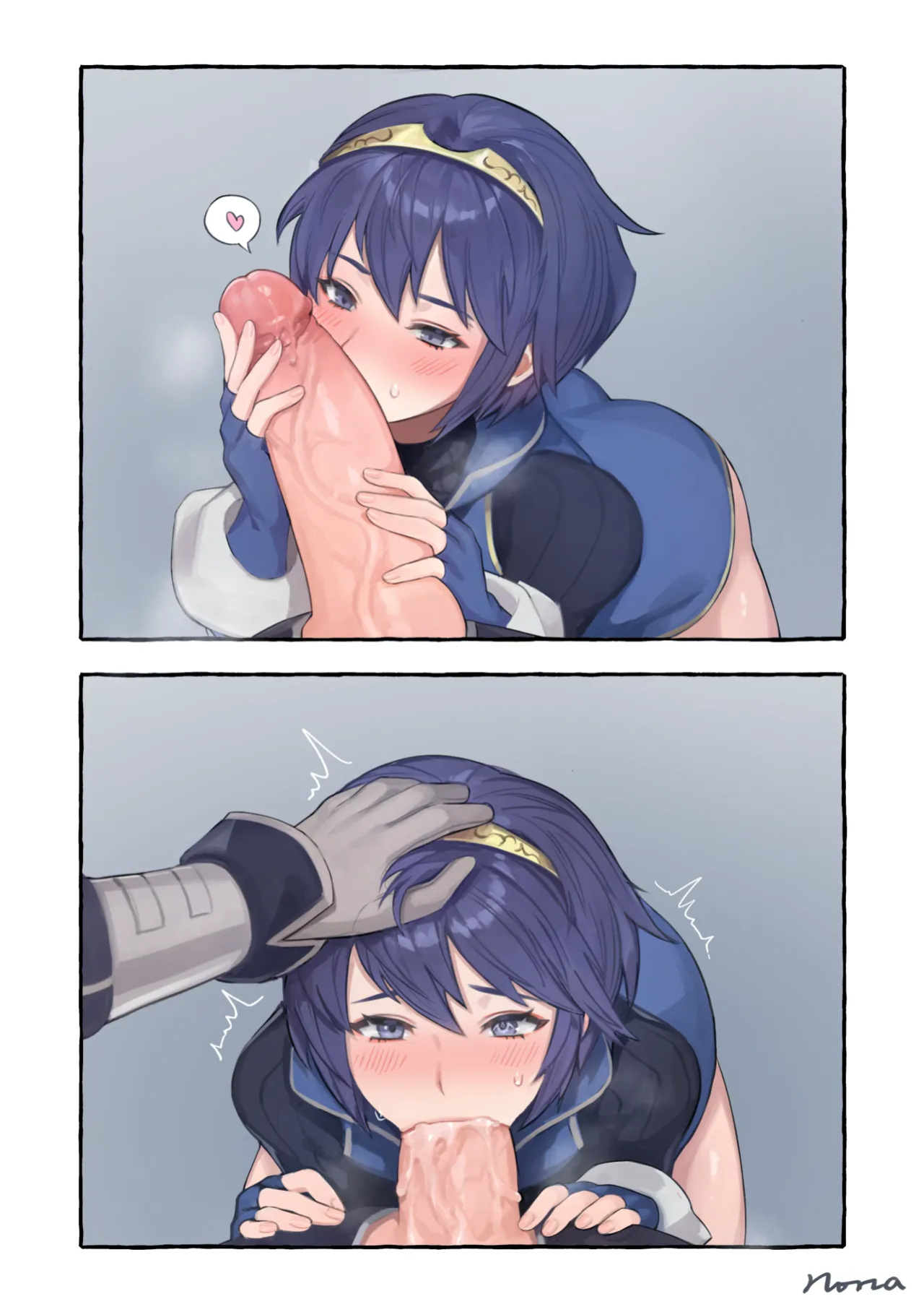 [Norza] Lucina Claiming Her Reward (Original, No Mask, and Textless)