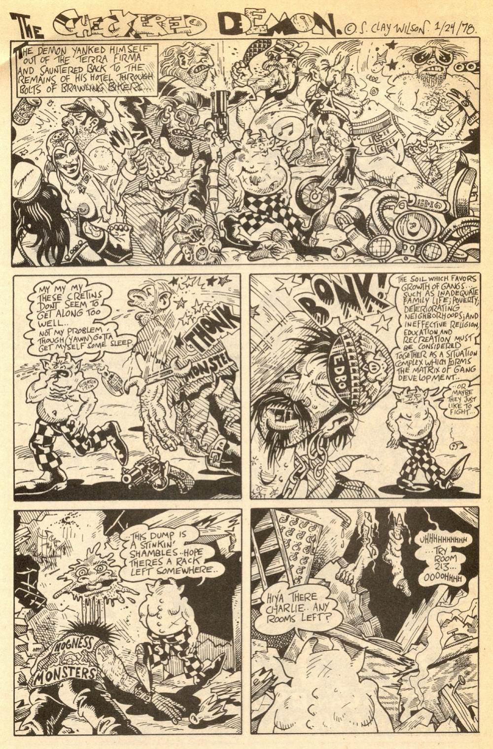 [S. Clay Wilson] The Checkered Demon #2