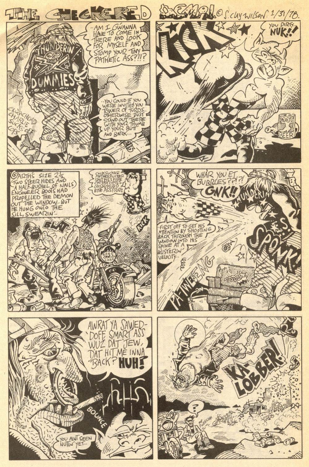 [S. Clay Wilson] The Checkered Demon #2