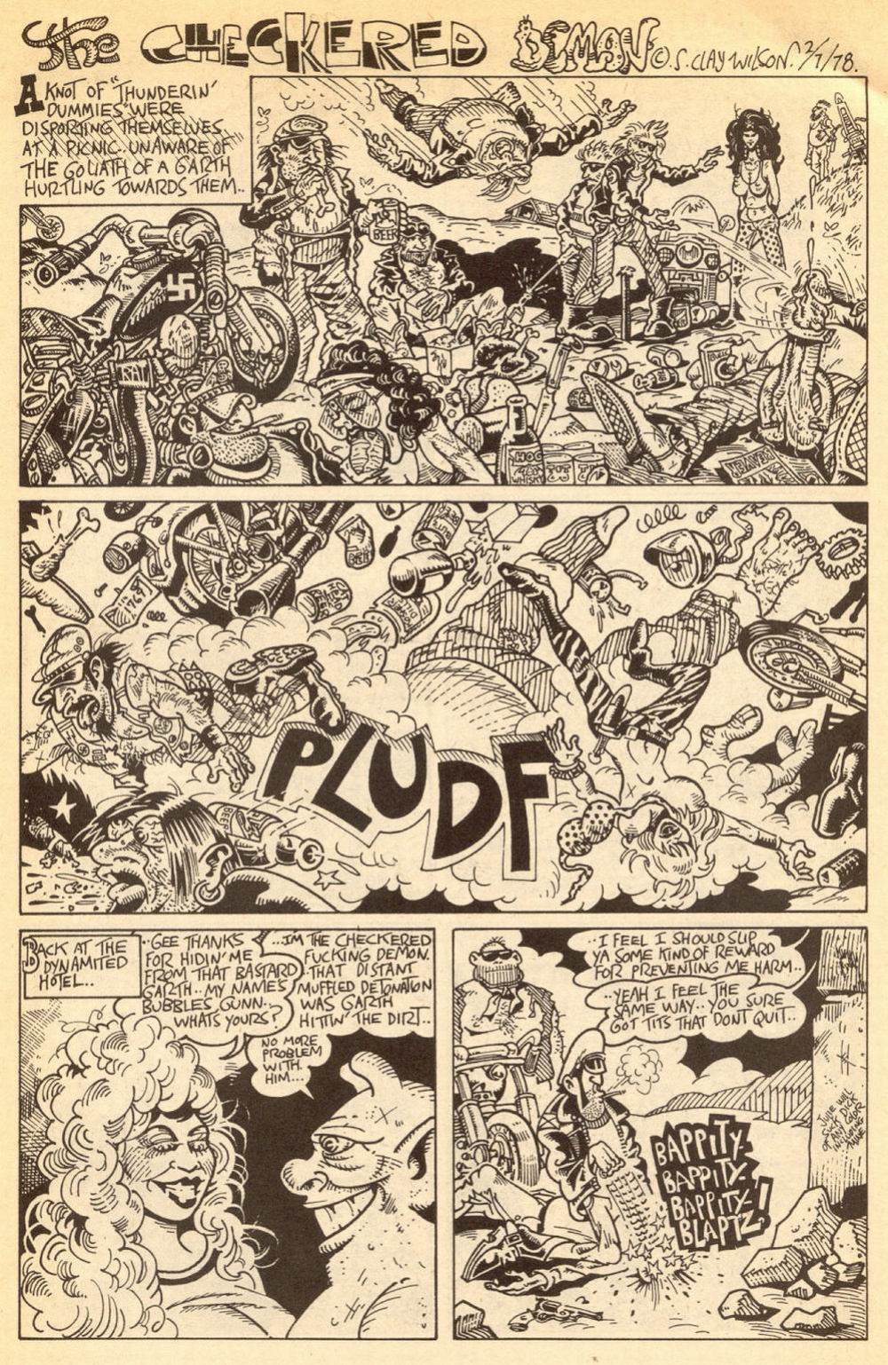 [S. Clay Wilson] The Checkered Demon #2