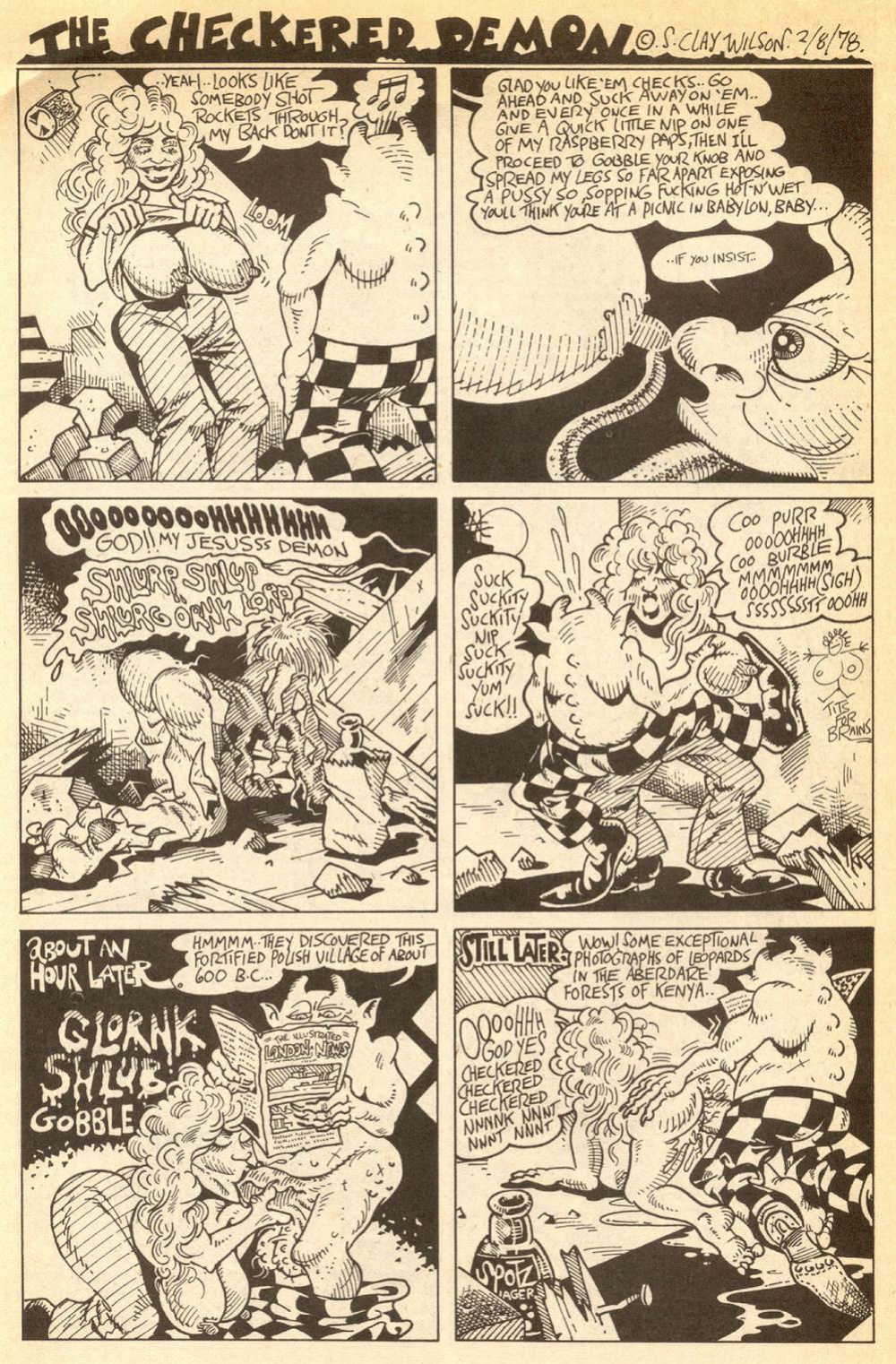 [S. Clay Wilson] The Checkered Demon #2
