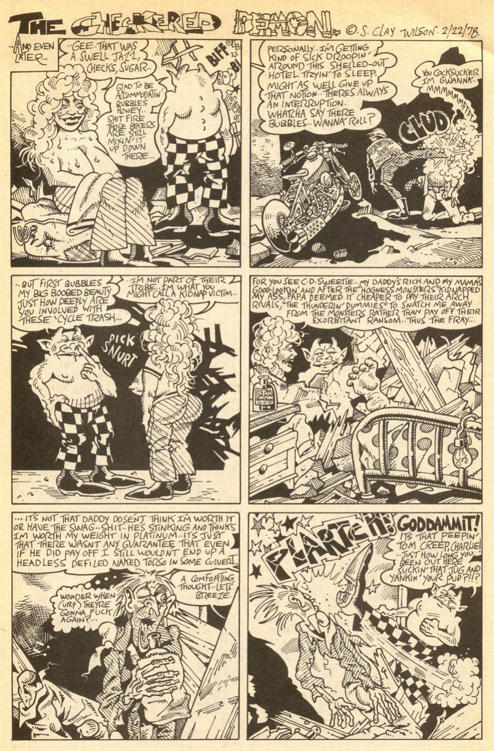 [S. Clay Wilson] The Checkered Demon #2