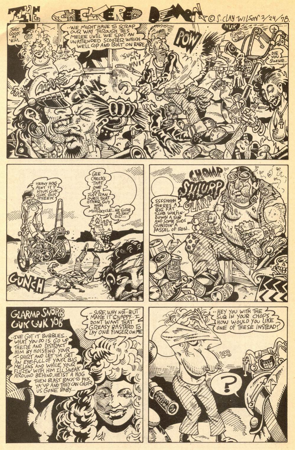[S. Clay Wilson] The Checkered Demon #2