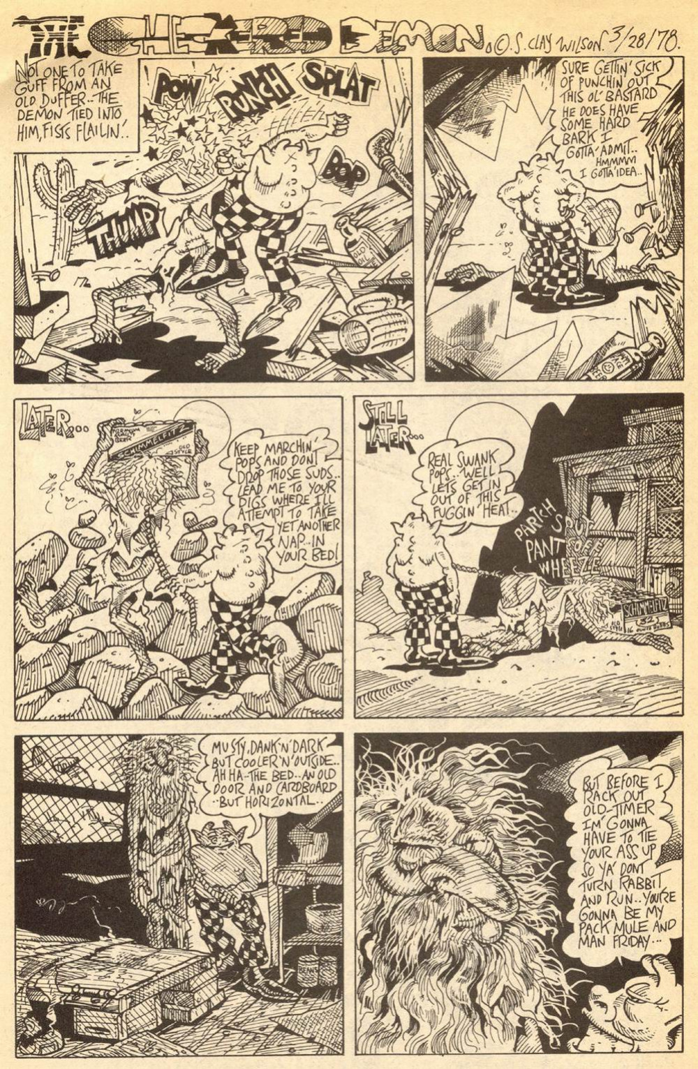 [S. Clay Wilson] The Checkered Demon #2