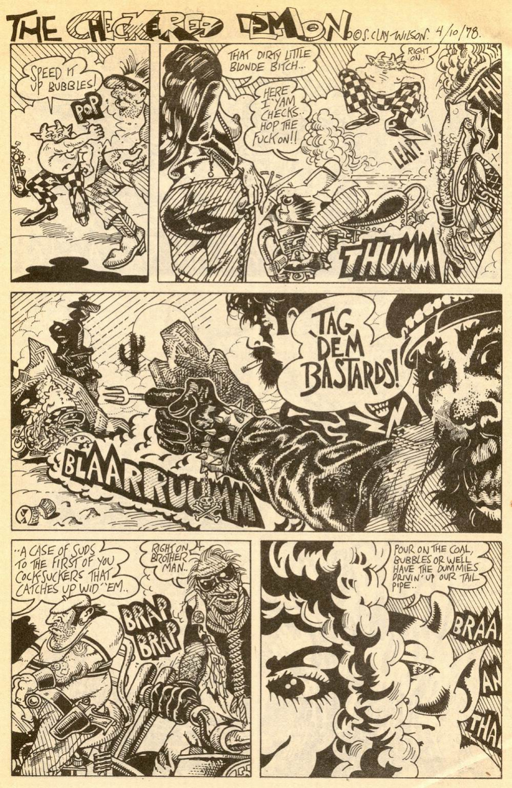 [S. Clay Wilson] The Checkered Demon #2
