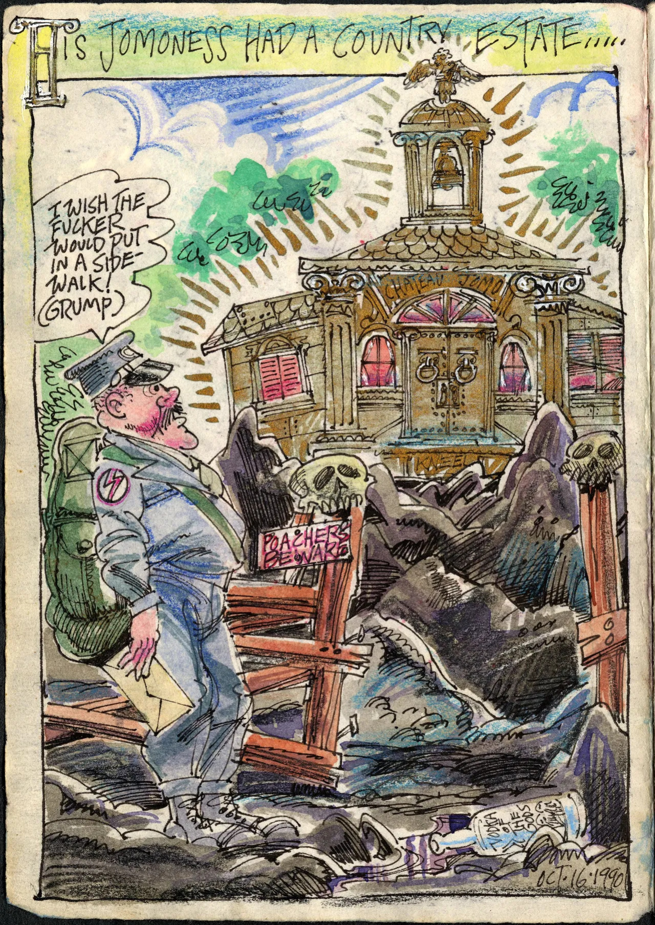 [S. Clay Wilson, David Moore] Ex Libris Pubis