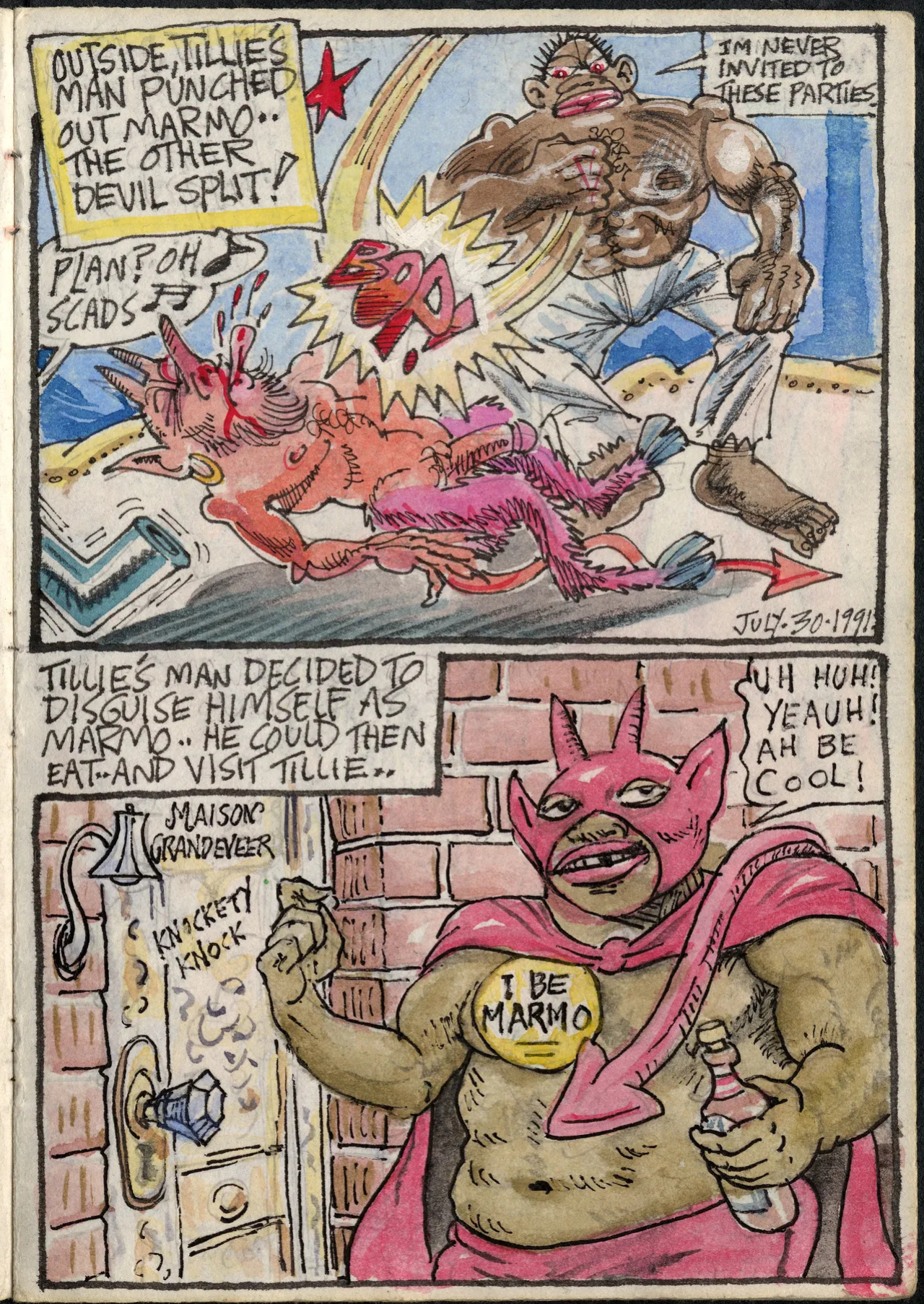 [S. Clay Wilson, David Moore] Ex Libris Pubis