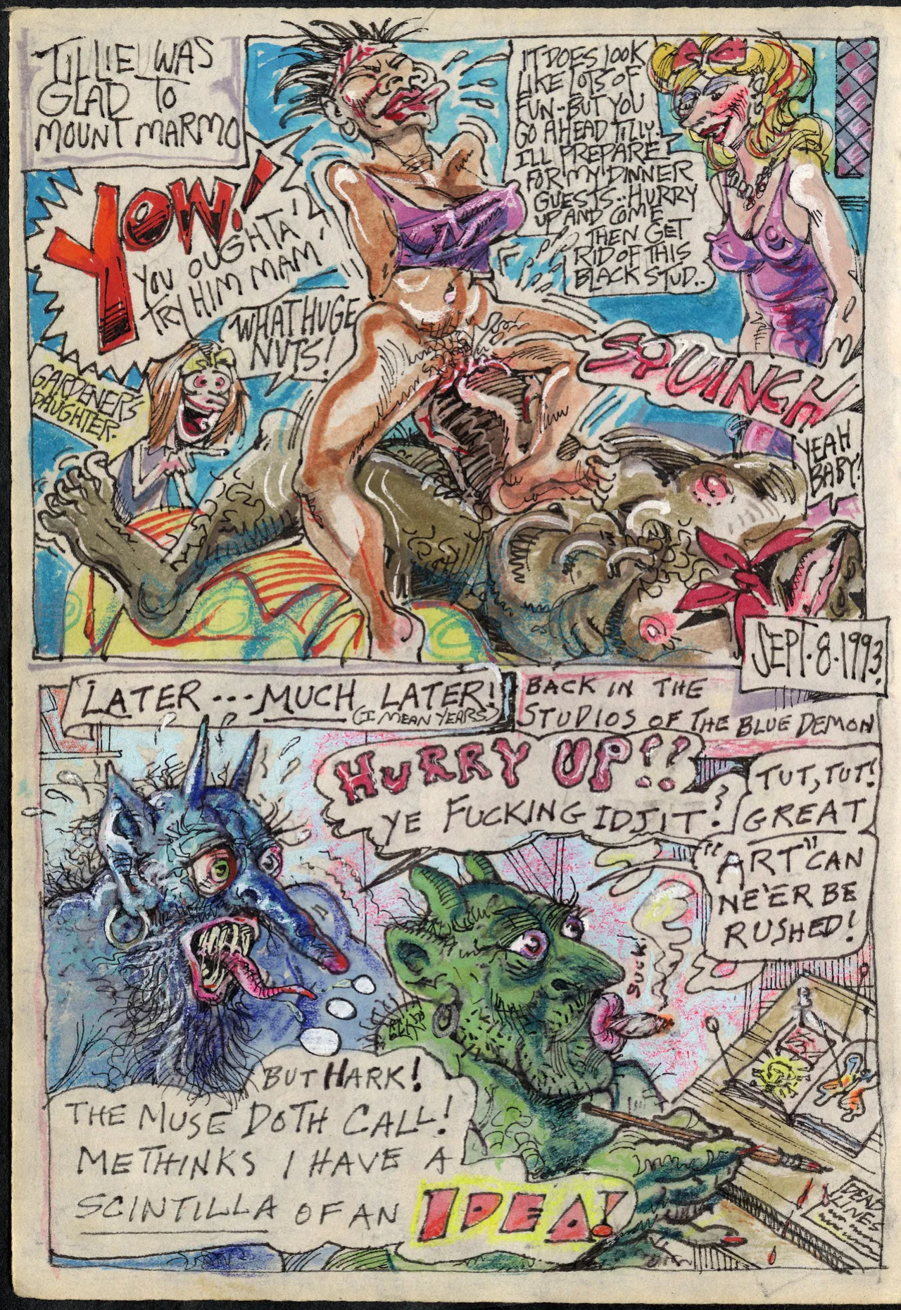 [S. Clay Wilson, David Moore] Ex Libris Pubis