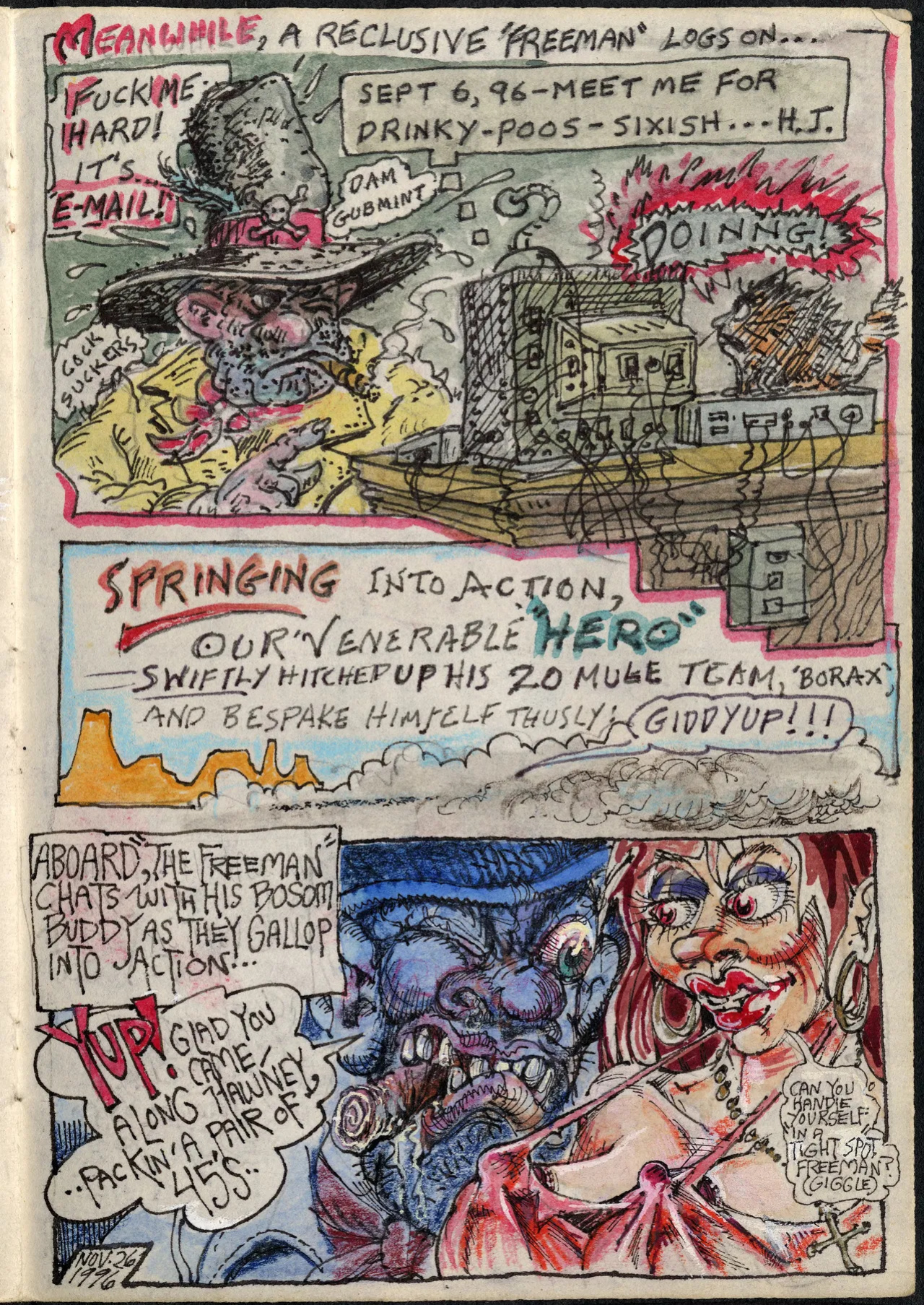 [S. Clay Wilson, David Moore] Ex Libris Pubis