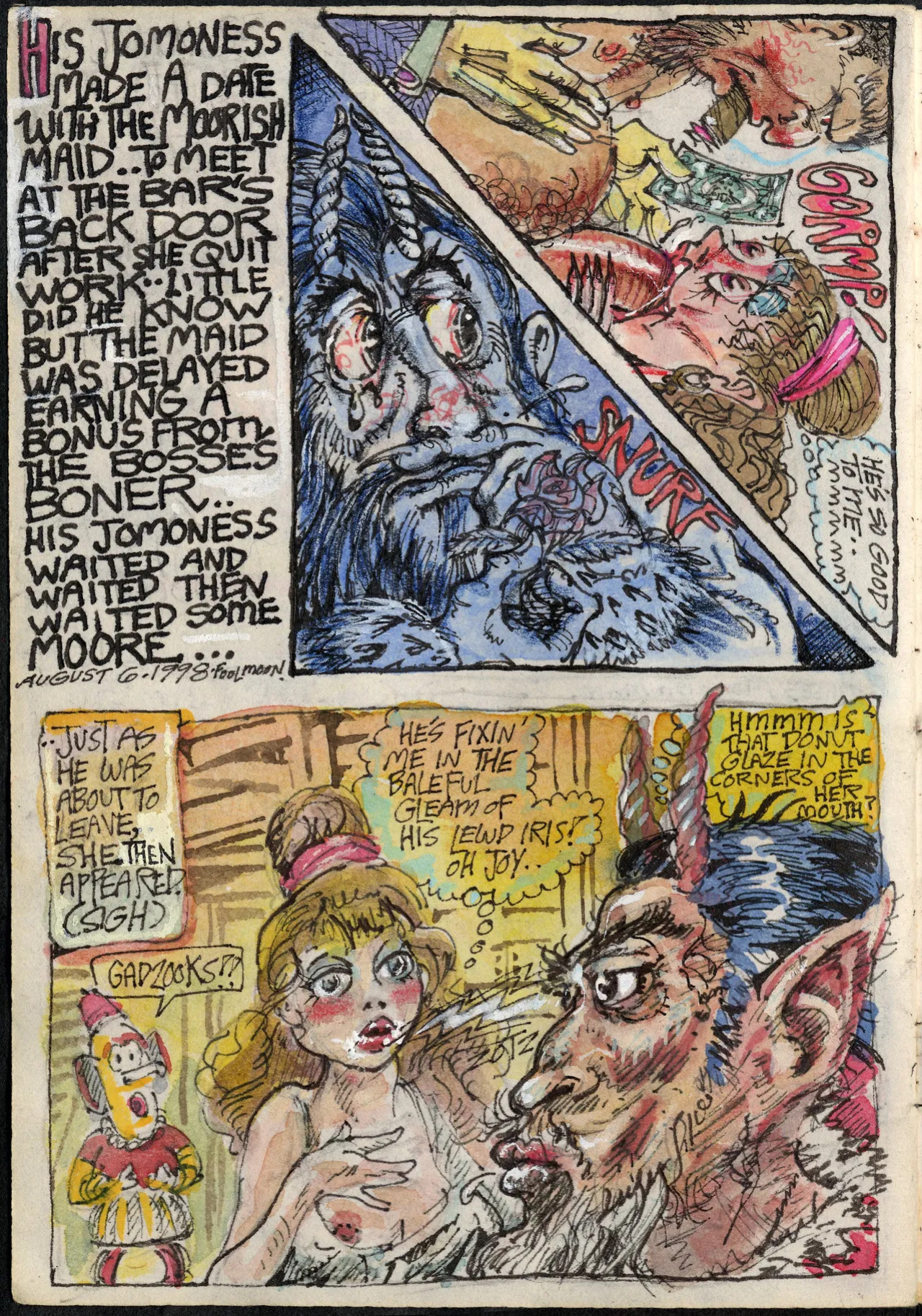 [S. Clay Wilson, David Moore] Ex Libris Pubis
