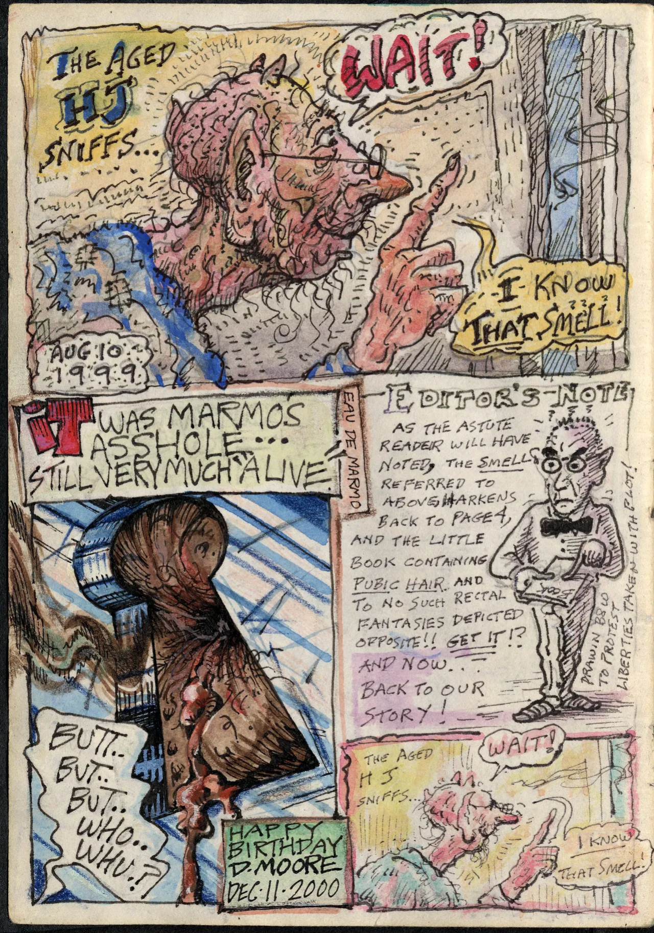 [S. Clay Wilson, David Moore] Ex Libris Pubis