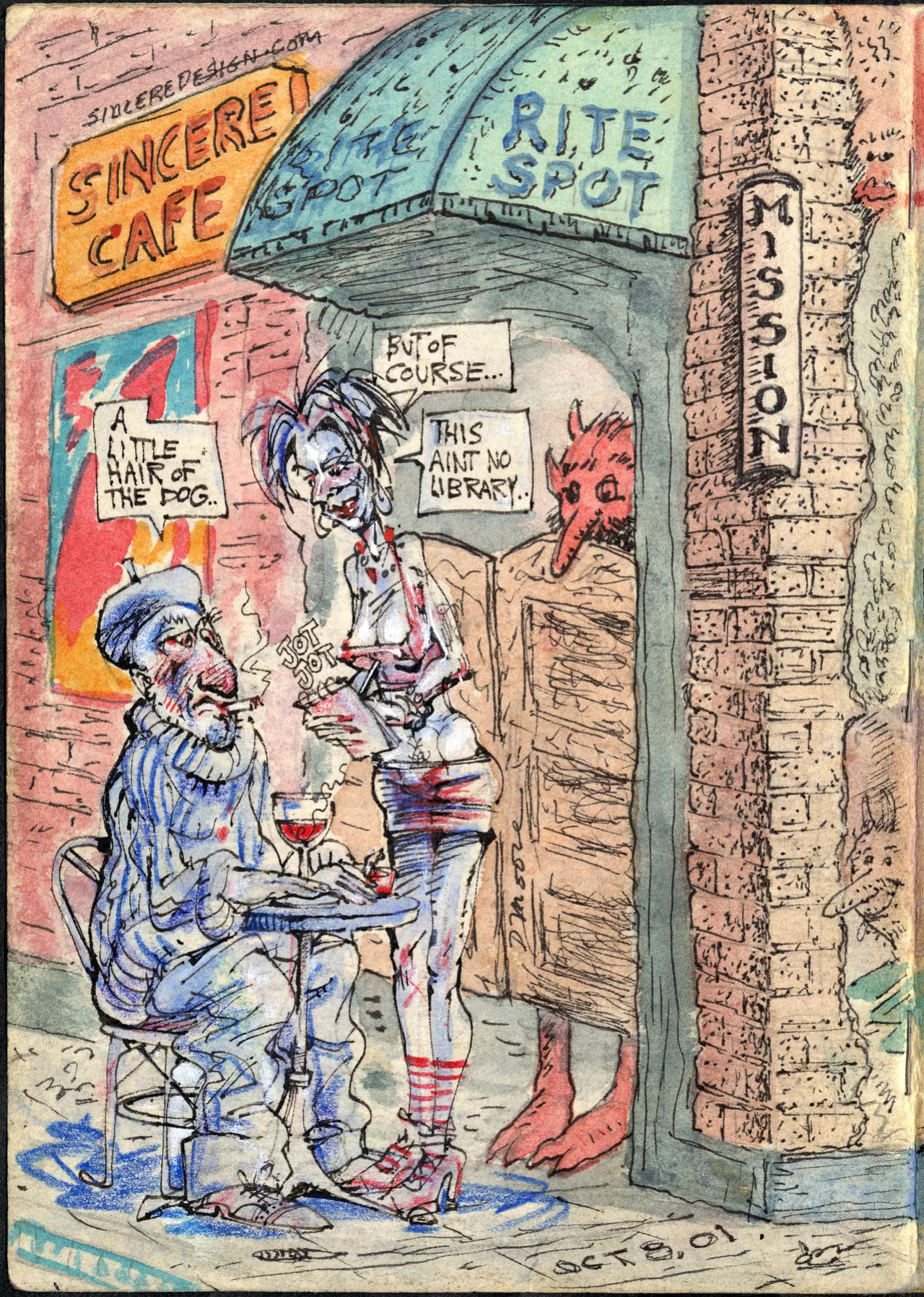 [S. Clay Wilson, David Moore] Ex Libris Pubis