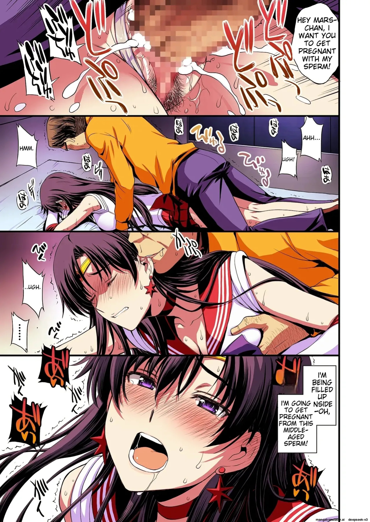 [Secret Society M (Kitahara Aki)] Mars to Haramase Koubi Full Color Soushuuhen | Mars' Impregnation (Bishoujo Senshi Sailor Moon)