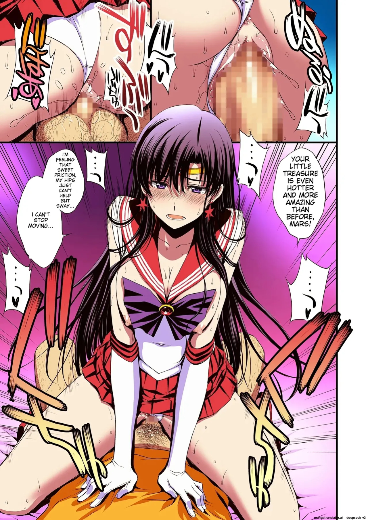 [Secret Society M (Kitahara Aki)] Mars to Haramase Koubi Full Color Soushuuhen | Mars' Impregnation (Bishoujo Senshi Sailor Moon)