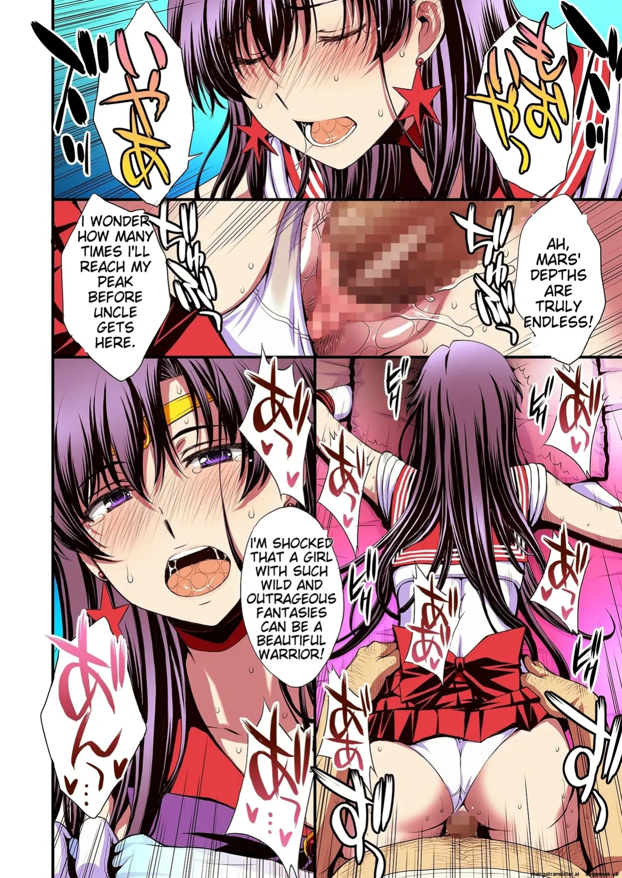 [Secret Society M (Kitahara Aki)] Mars to Haramase Koubi Full Color Soushuuhen | Mars' Impregnation (Bishoujo Senshi Sailor Moon)