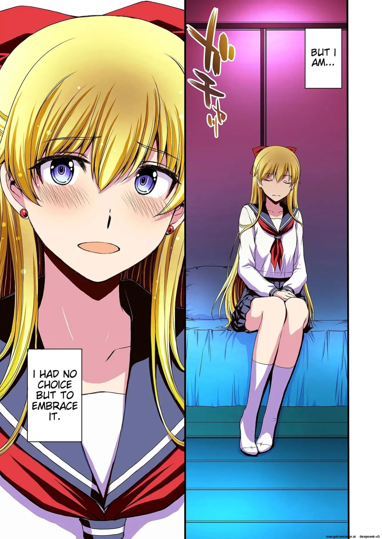 Ninshin shi chatta… dare ka「tasukete」. | I'm pregnant... someone "help" me.