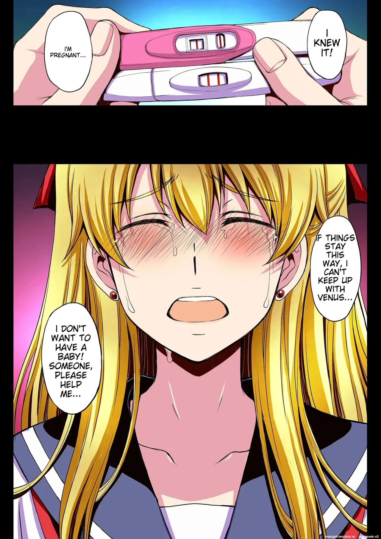 Ninshin shi chatta… dare ka「tasukete」. | I'm pregnant... someone "help" me.