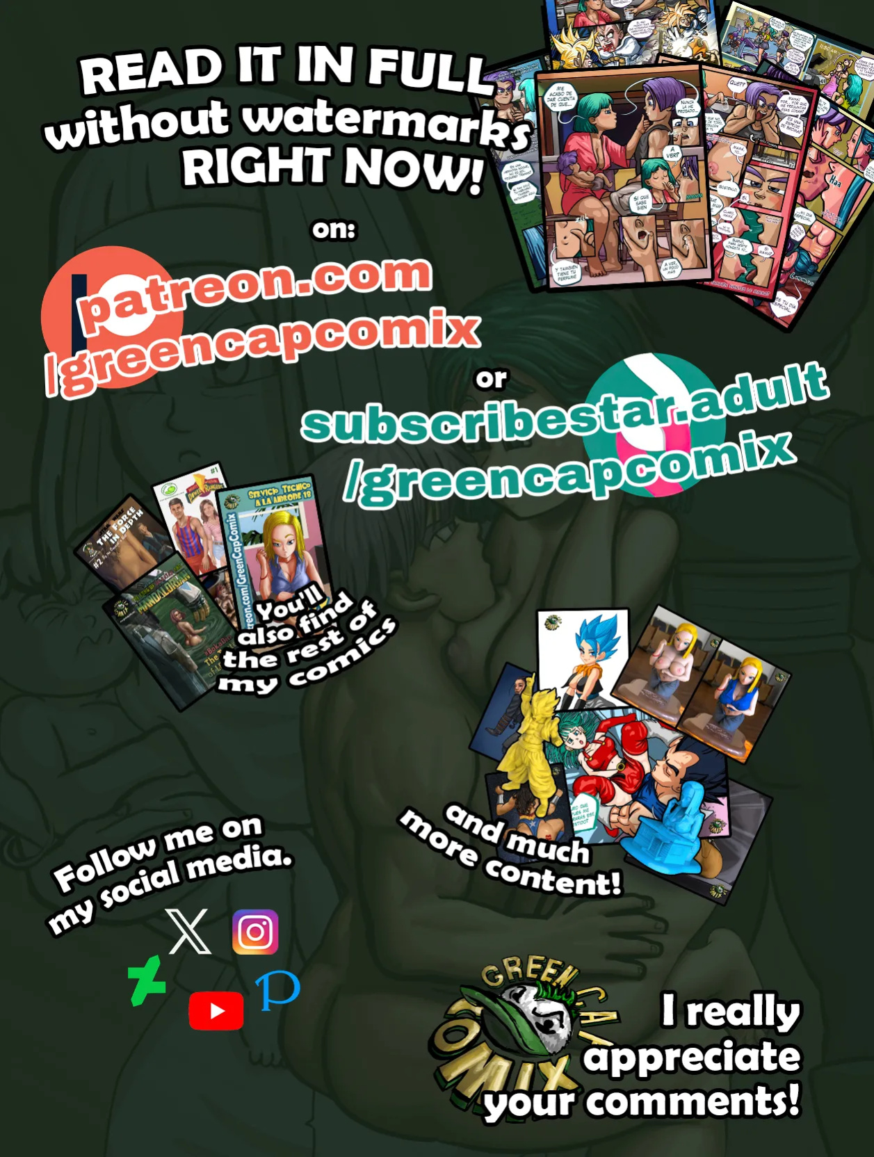 Bulma and the gift of Trunks for the Mother's day p1 [Green Cap Comix]