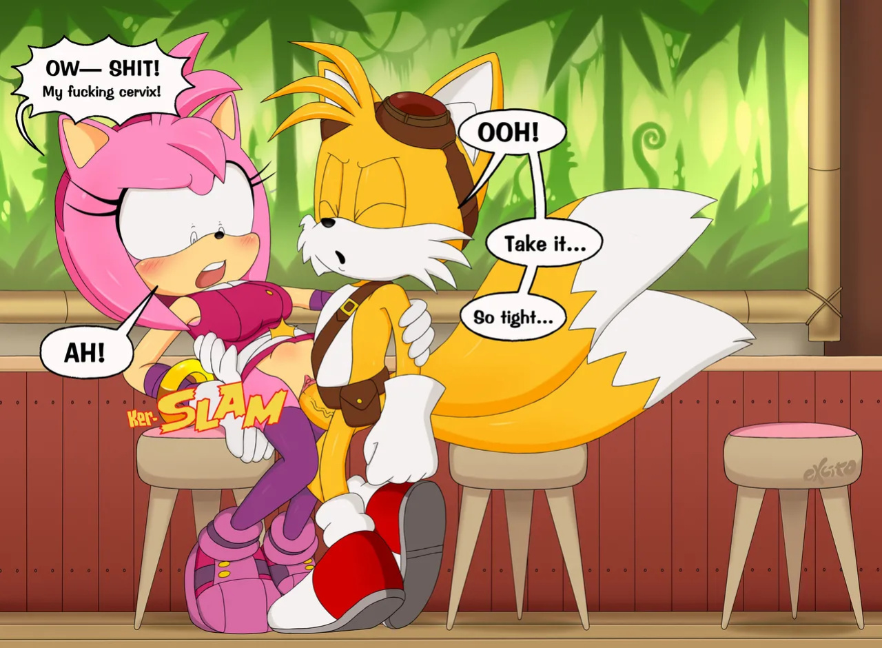 [Excito] Amy Nailed in the Kitchen (Sonic the Hedgehog)