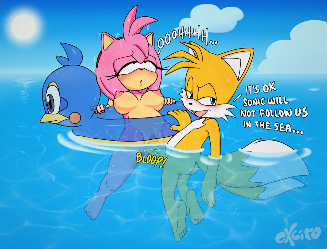 [Excito] Amys Beachside Mischief (Sonic the Hedgehog)