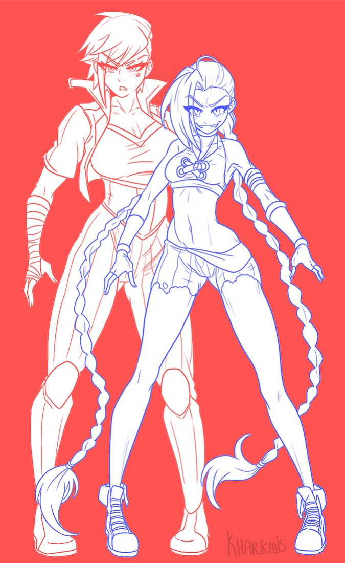 [Khartemis] Sisters: Jinx & Vi (League of Legends)