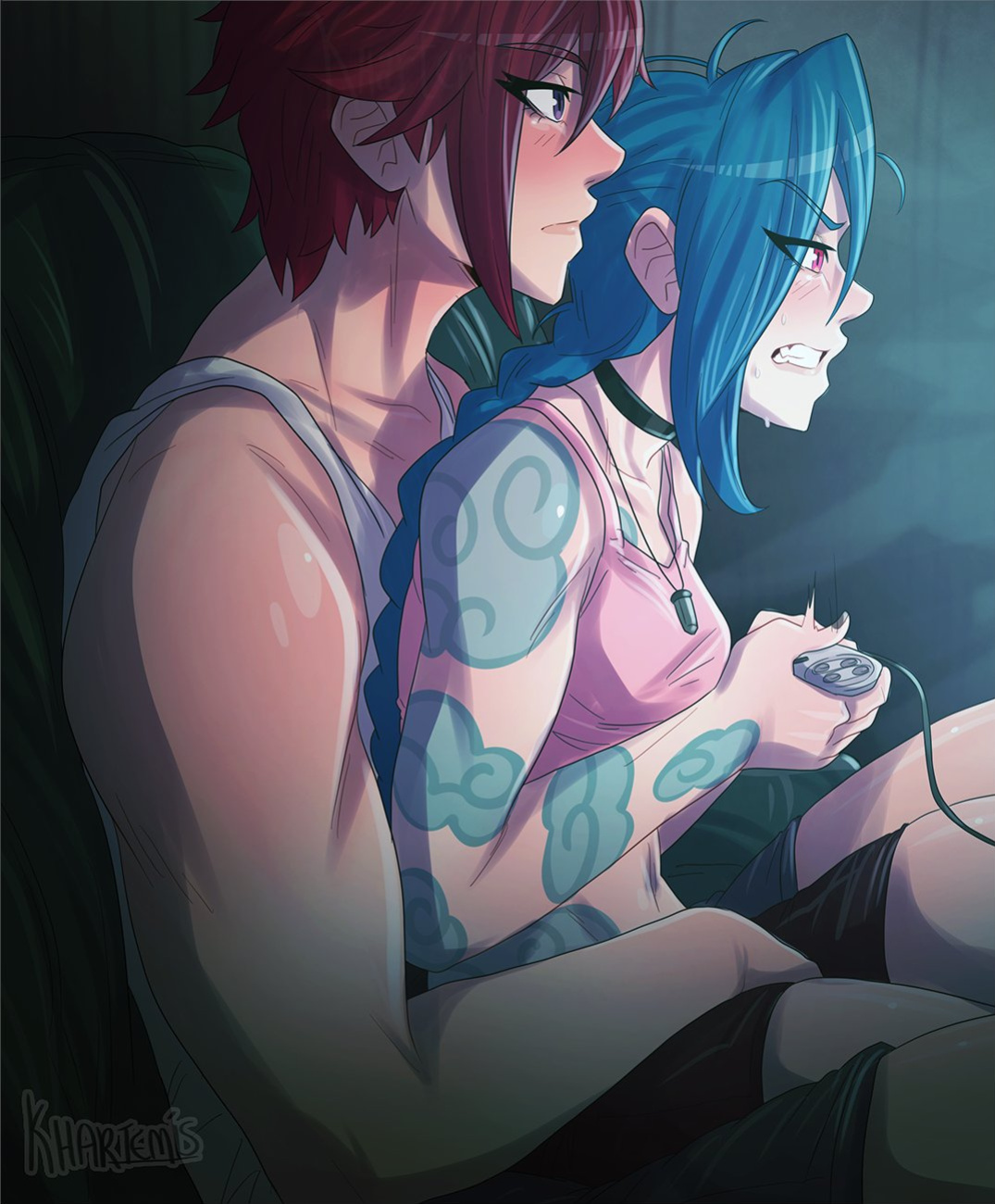 [Khartemis] Sisters: Jinx & Vi (League of Legends)