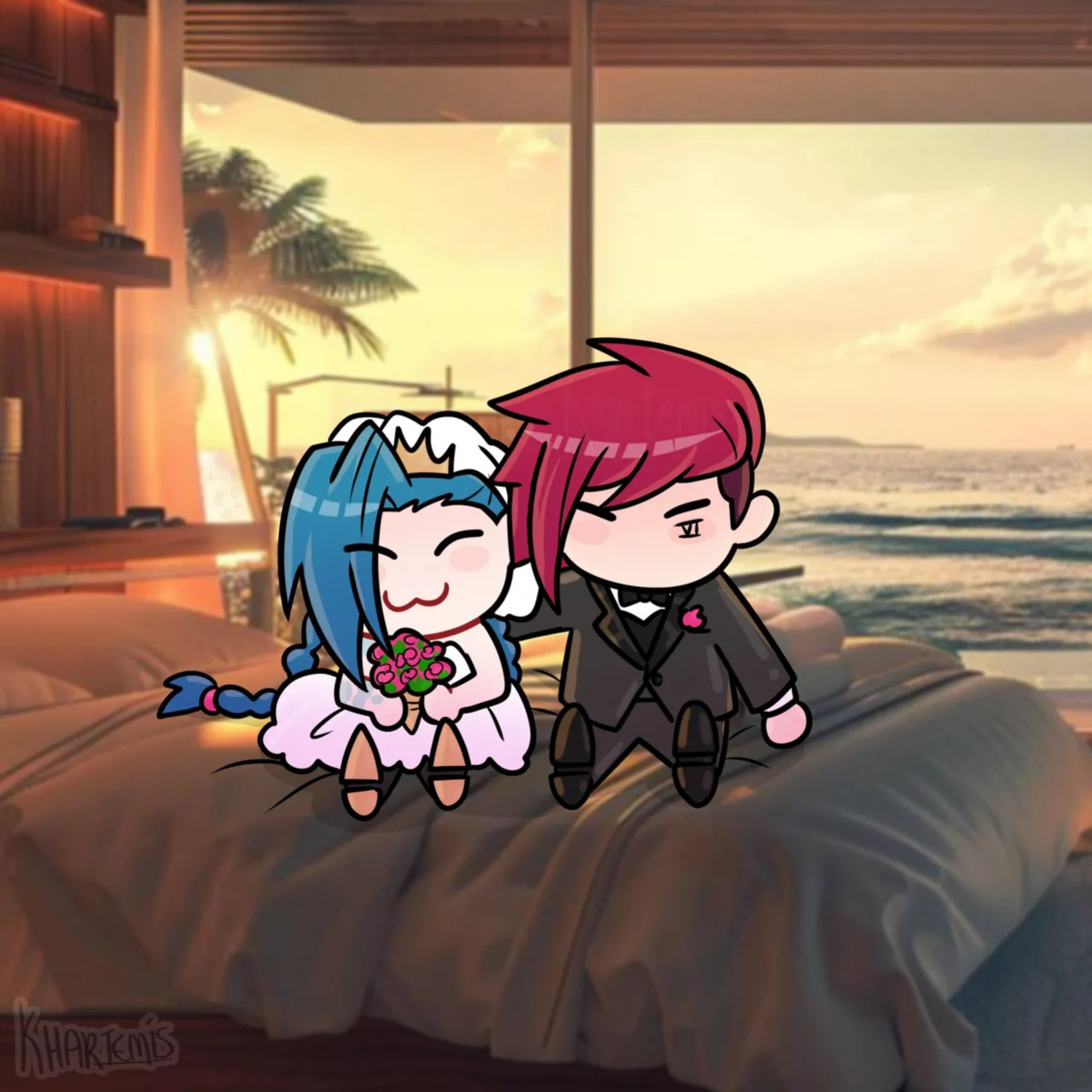 [Khartemis] Sisters: Jinx & Vi (League of Legends)