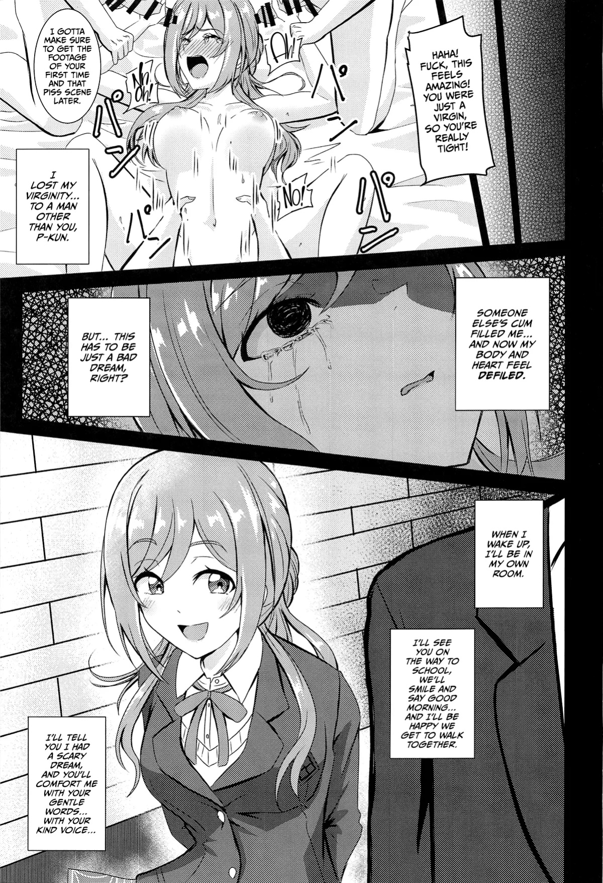 (C105) [Toumeiryuu no Margaret (Momoisaki Hayato)] Himesaki Rinami Yuukai Ryoujoku (Gakuen IDOLM@STER) [CulturedCommissions]