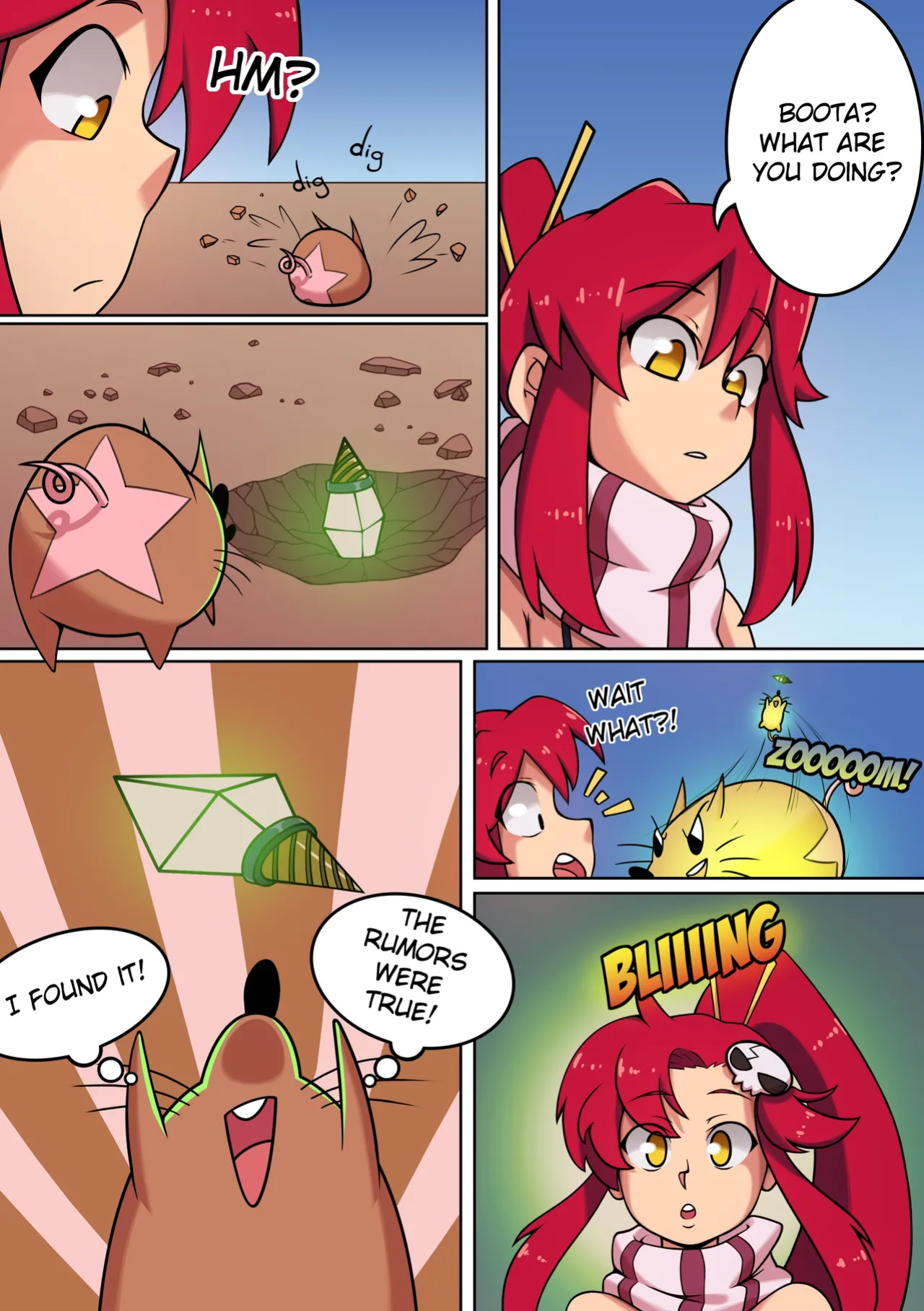 [TSFSingularity (Tobias Wheller)] Boota's New Body! (Tengen Toppa Gurren Lagann)