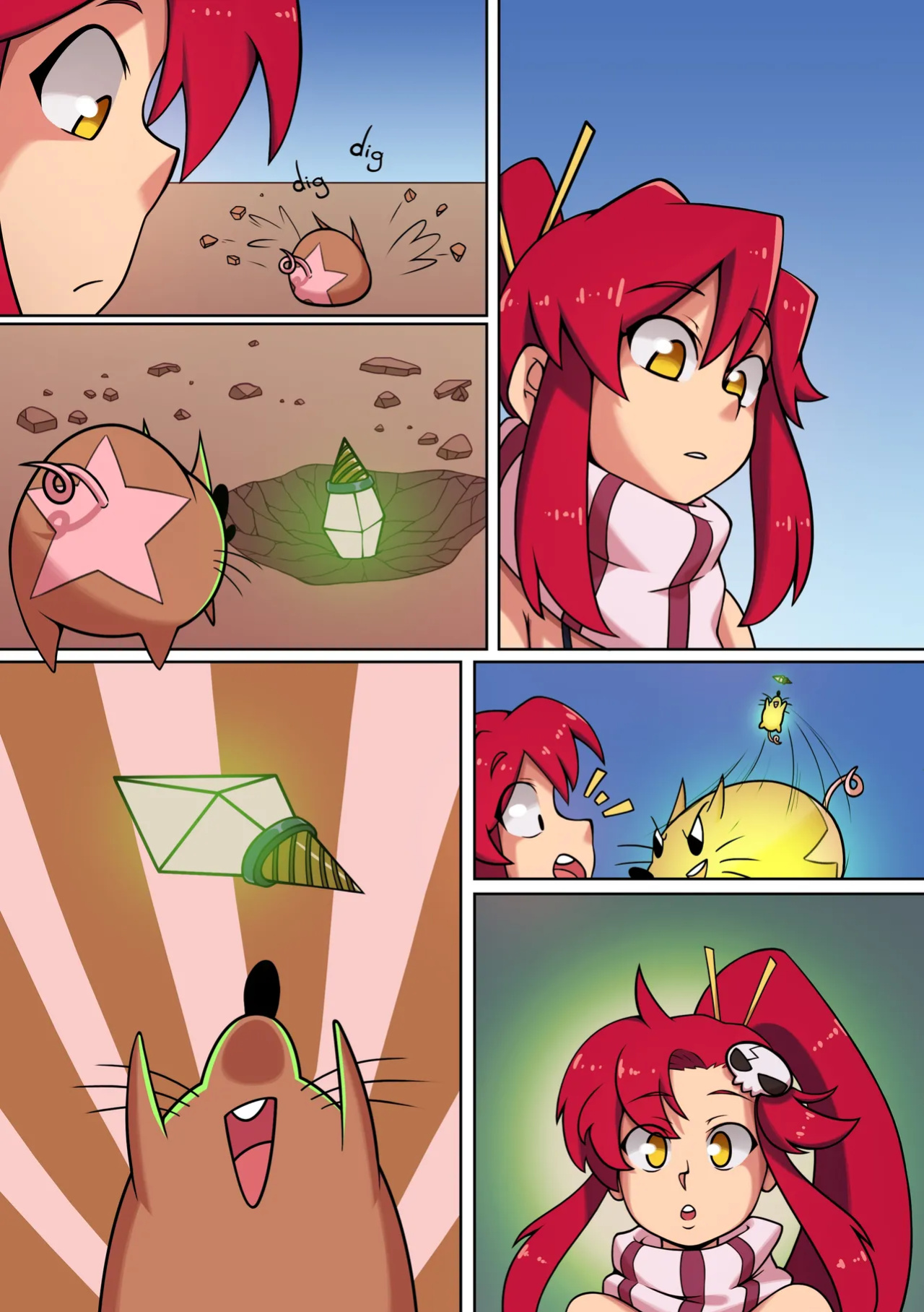 [TSFSingularity (Tobias Wheller)] Boota's New Body! (Tengen Toppa Gurren Lagann)