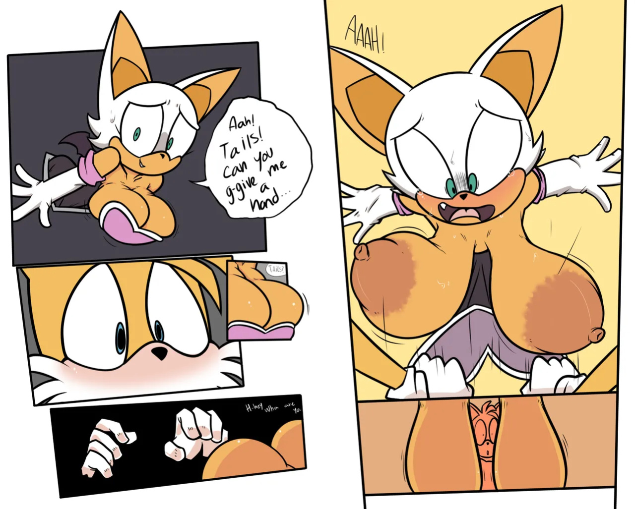[John Terrible/Manwithnobats] Rouge hanging with her Hangers