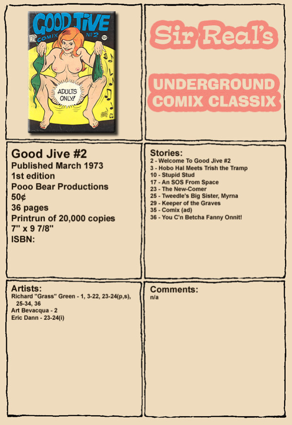 [Richard "Grass" Green] Good Jive Comix #2