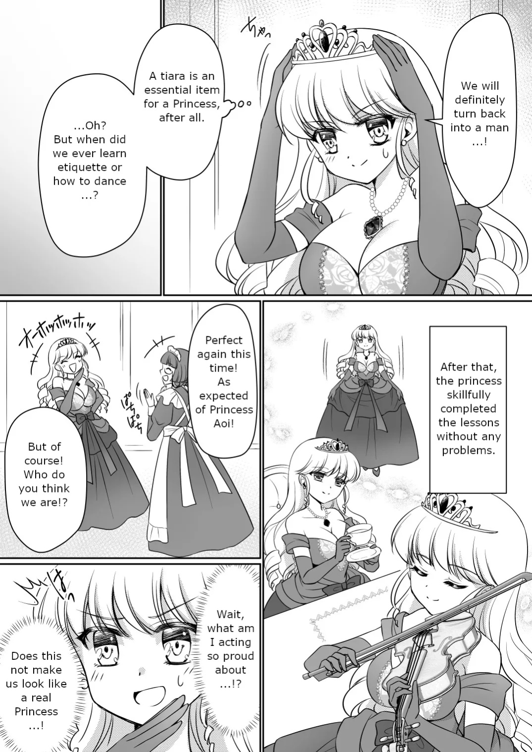 [Amuai Okashi Seisakusho (Kagura Kurumi)] Zettai ni Ohime-sama ni Nanka Narimasen wa! ~Ohime-sama Taiken de Ohime-sama ni Sareta Ore~ | I will never become a princess! ~I was made into a princess through the princess experience~