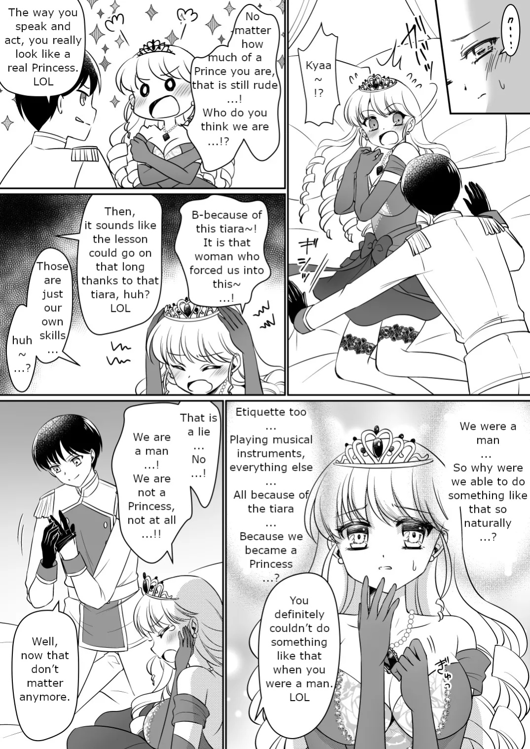 [Amuai Okashi Seisakusho (Kagura Kurumi)] Zettai ni Ohime-sama ni Nanka Narimasen wa! ~Ohime-sama Taiken de Ohime-sama ni Sareta Ore~ | I will never become a princess! ~I was made into a princess through the princess experience~