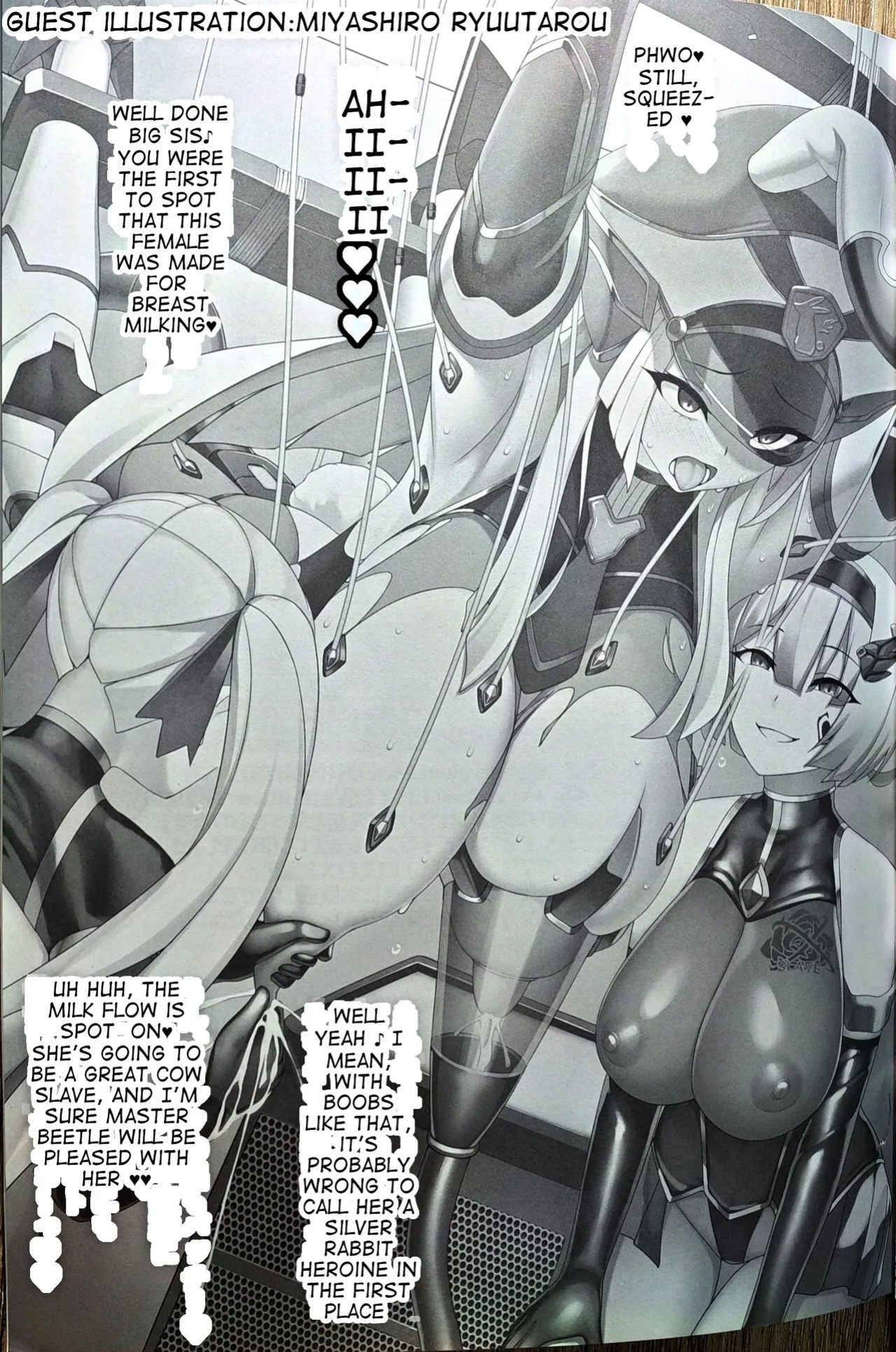 (C103) [Transistor Baby (hata)] Silver Rabbit Iris vs. Bull Monster ～Milking Cow Brainwashing Edition～ [joeyeroq]