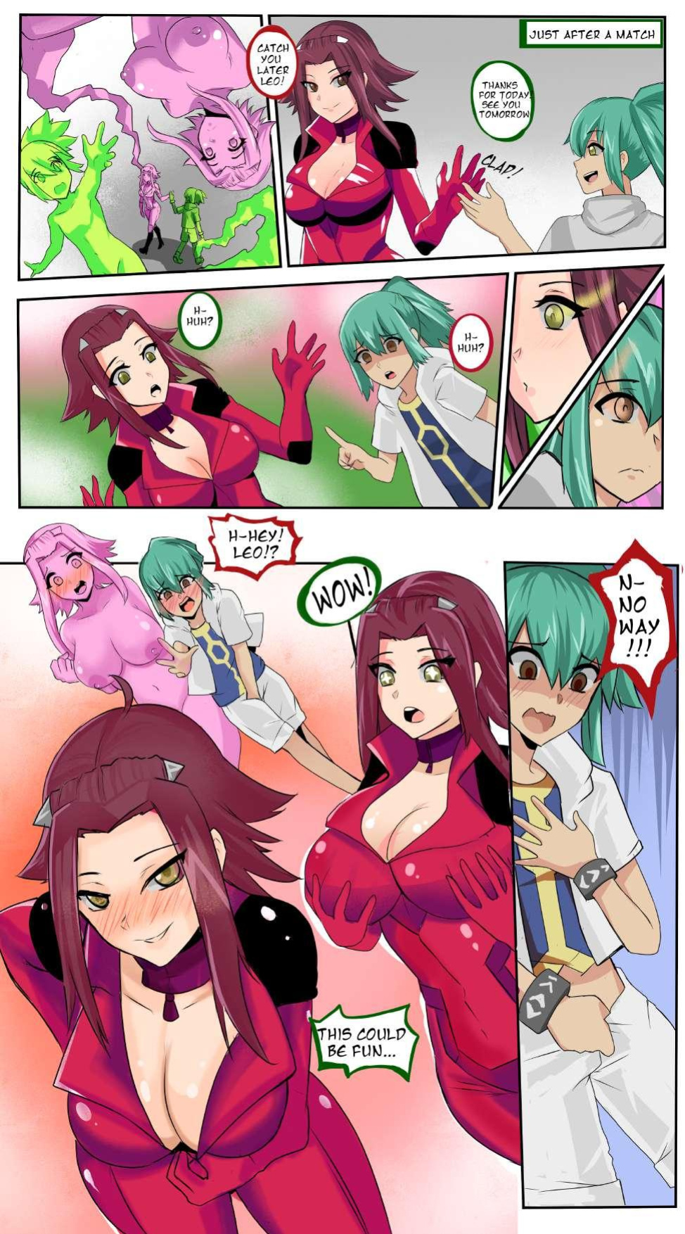 [TSFSingularity (Burning Moon Works)] Aka Leo ???? (Yu-Gi-Oh! 5D's!)