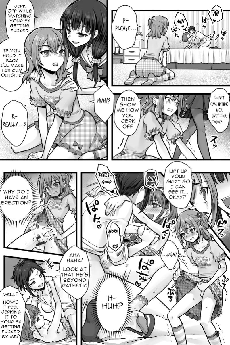[Chijoku An (Sasanoma Nibi)] Zoku Futanari Chinpo-sama ni Kanraku Shita Kanojo to Mesu Ochi Shita Boku no Monogatari [ENG]