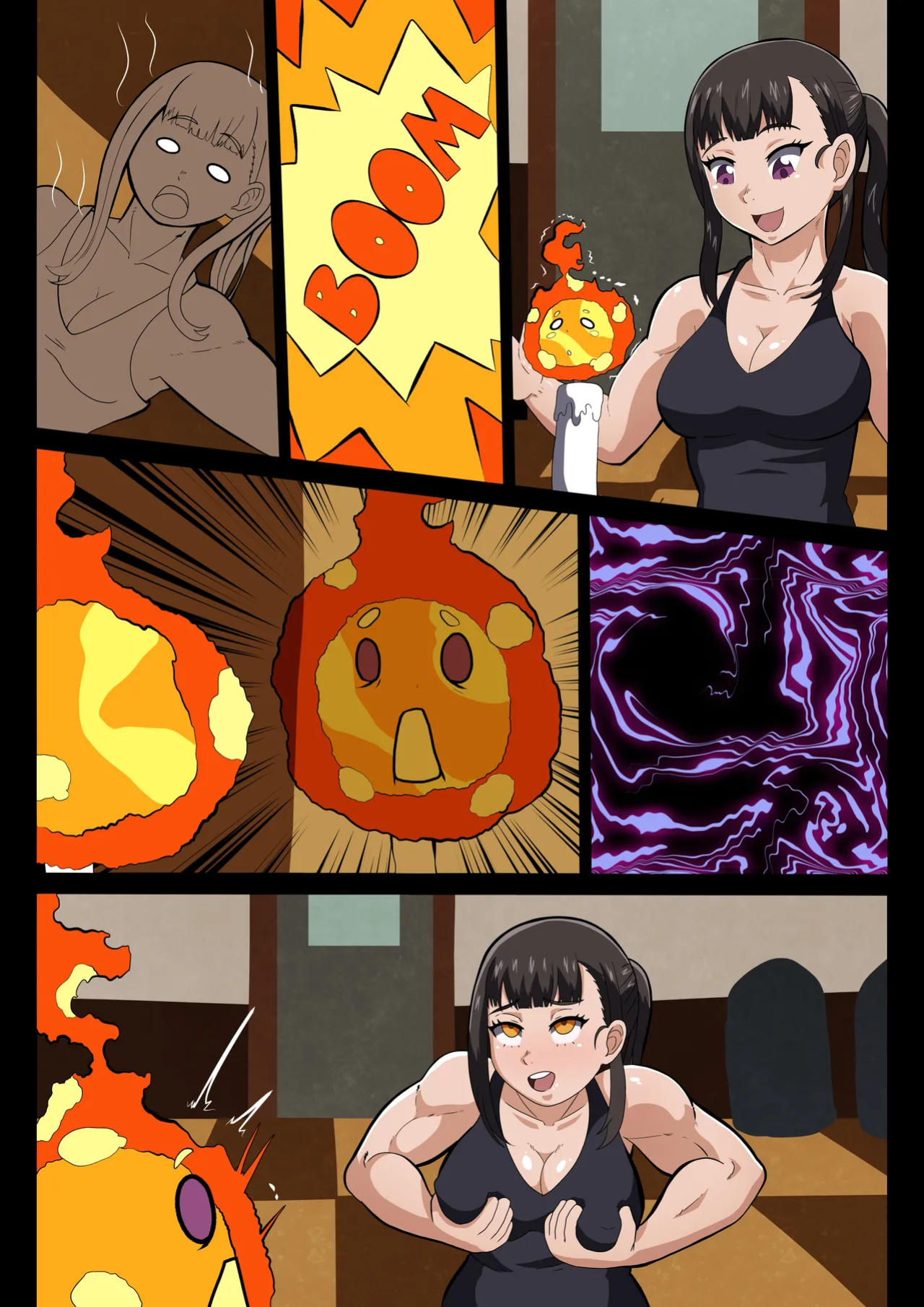 [TSFSingularity (foureiz)] Maki-san is on Fire! (Fire Force)