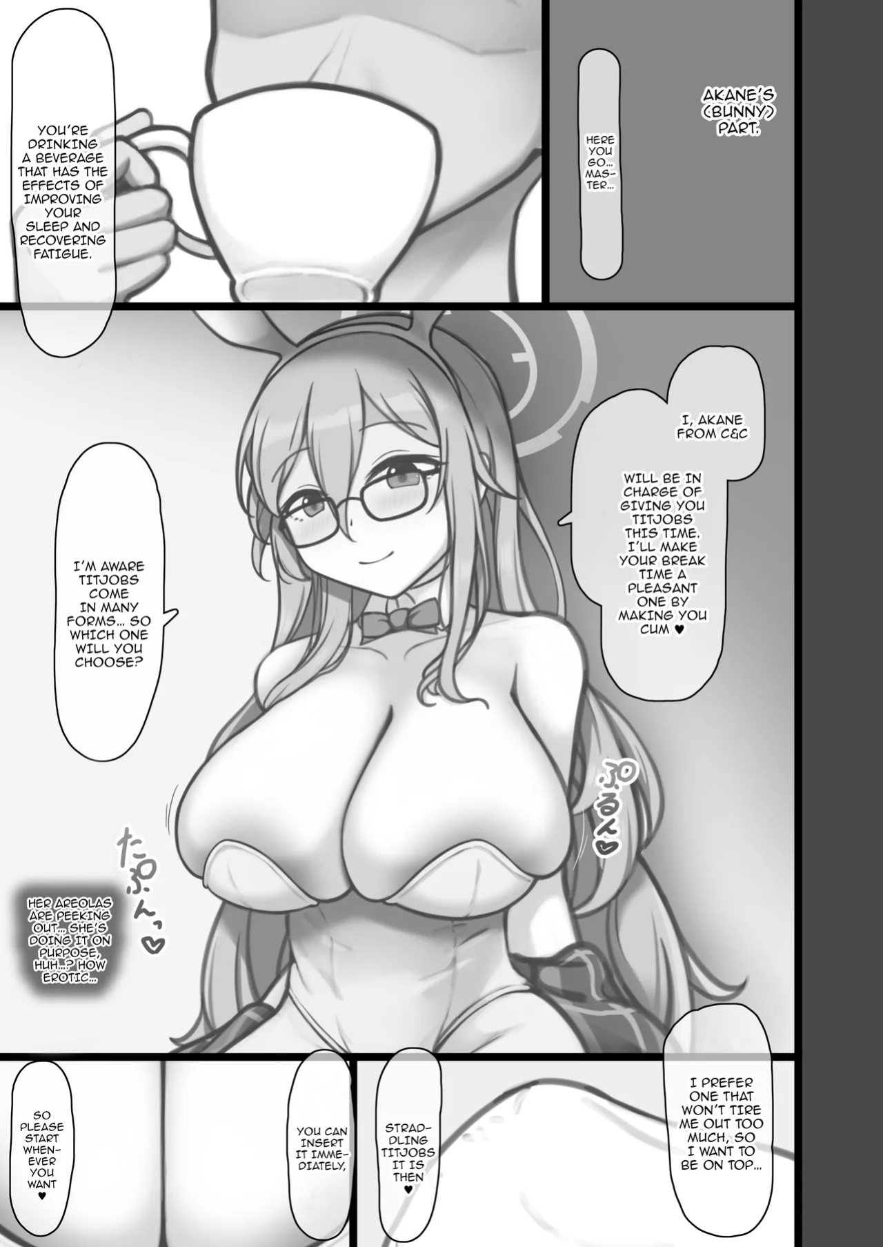 [Chocolate Vine (Akebi Konoha)] Sensei ni Paizuri nara Shite Agerareru tte Hanashi ga Hiromatte Iru You desu. | There's A Rumor Going Around That Sensei Will Let You Give Him A Titjob (Blue Archive)