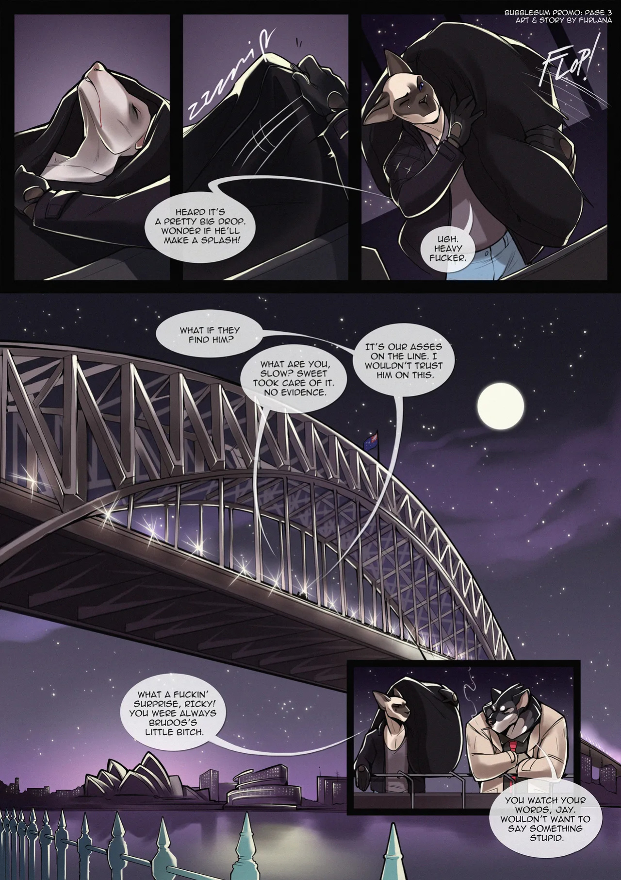 [Furlana] Bubblegum: Chapter 0 - Intro - The Bridge