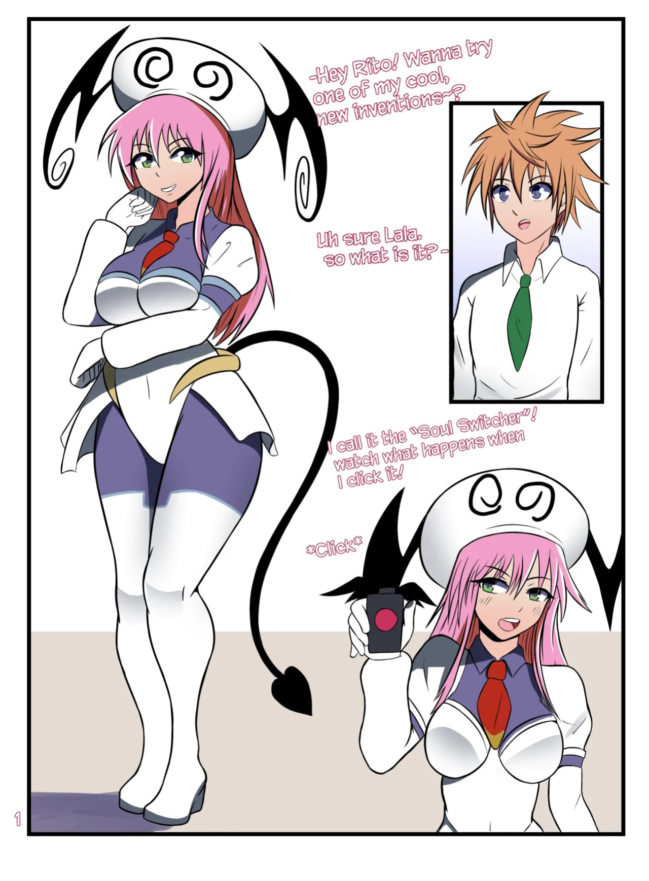 [TSFSingularity (Katsunei)] Lala's New Gadget! (To Love-Ru)
