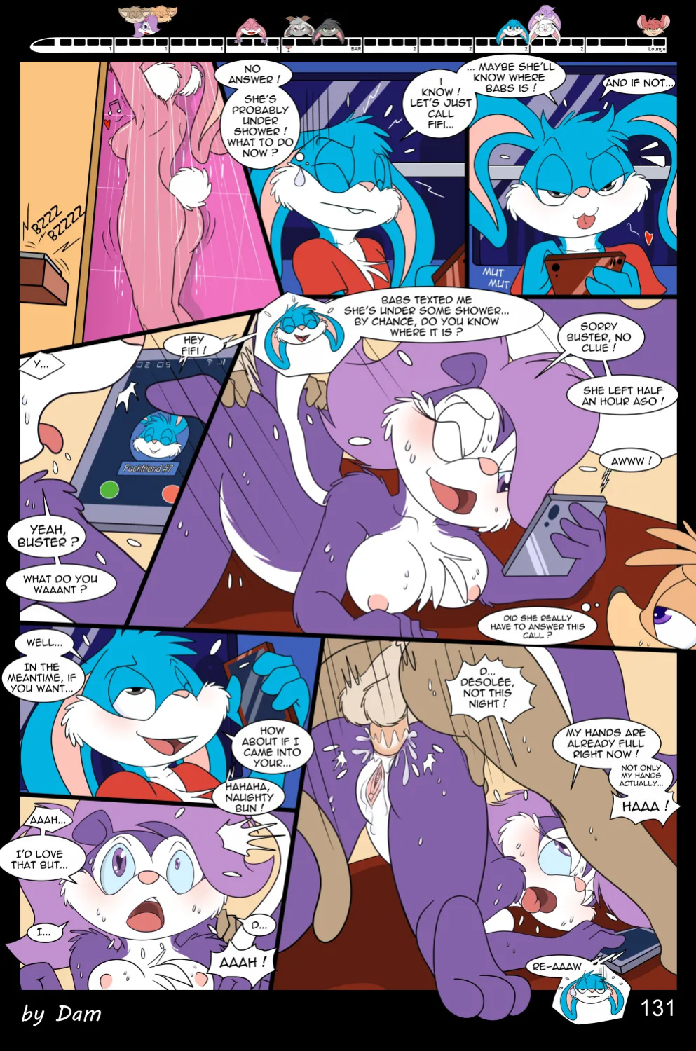[Dam (DamBun)] Toons on a Train (Incomplete)
