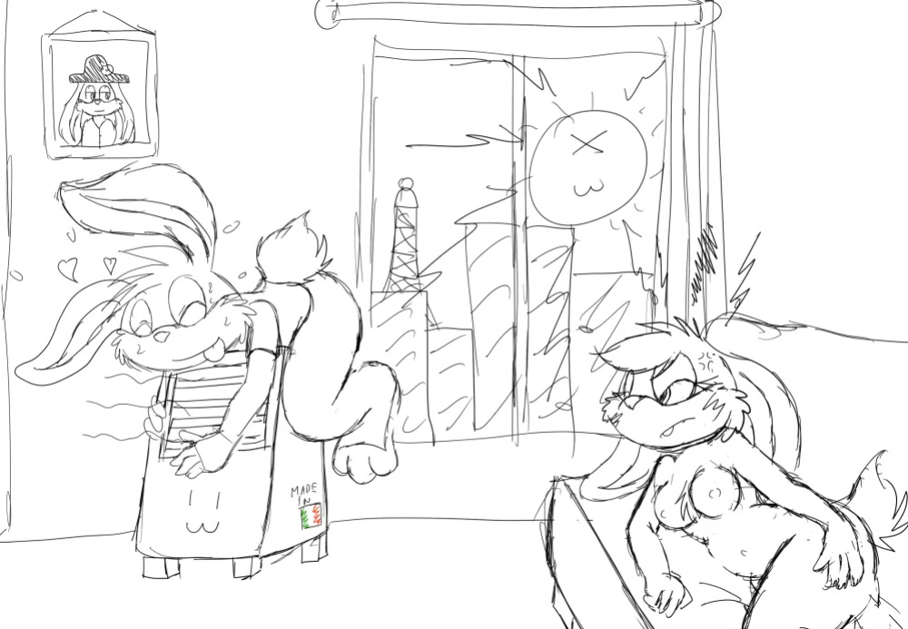 [Dam (DamBun)] Toons on a Train (Incomplete)