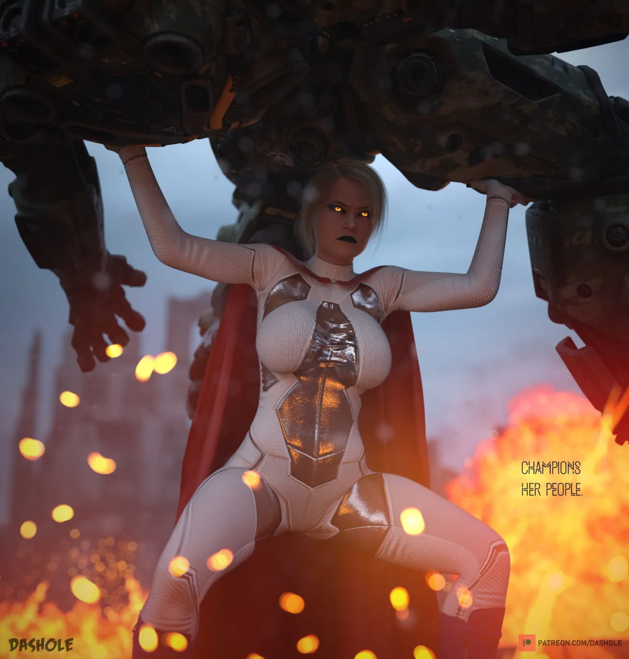 [Dashole] Power Girl (Justice League)
