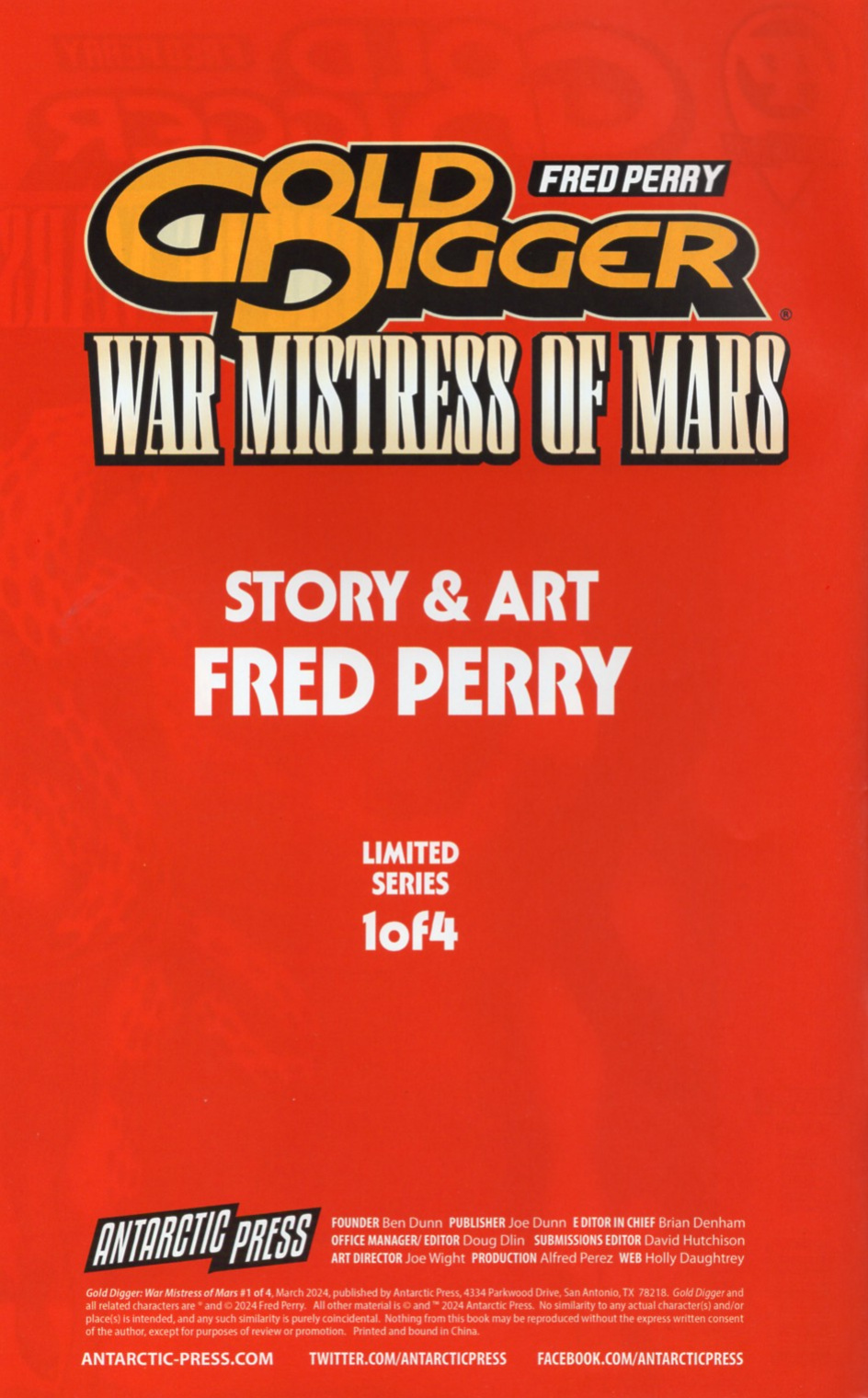 [Fred Perry] Gold Digger: War Mistress Of Mars 01-04