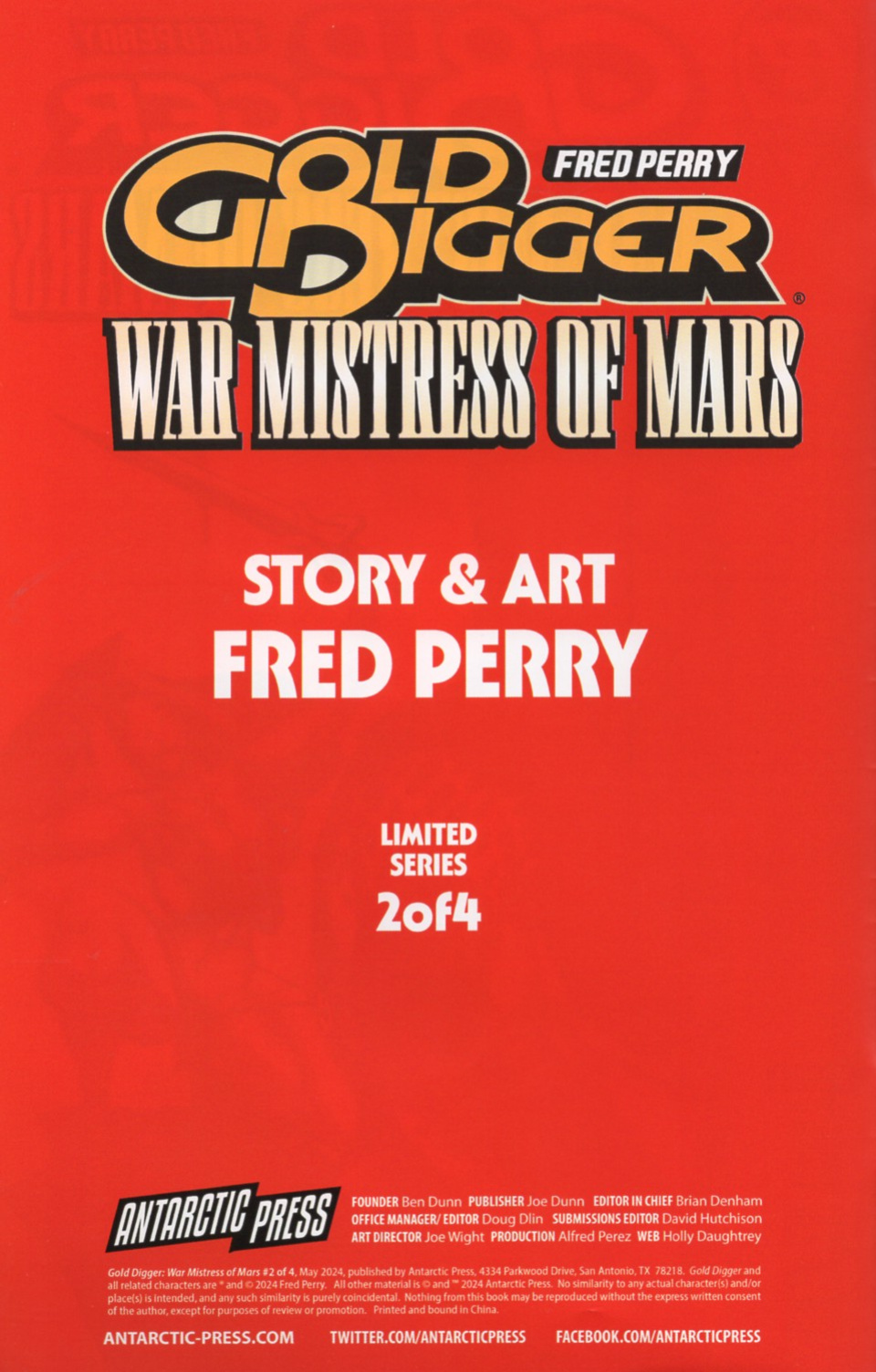 [Fred Perry] Gold Digger: War Mistress Of Mars 01-04