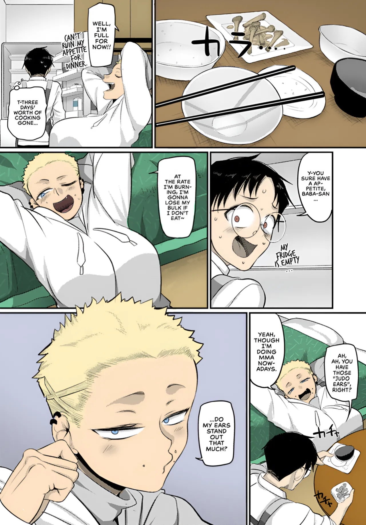 [Yamamoto Zenzen] Aragae! Kinnikujyo no Mount position!! | Resist! A Muscular Woman's Mount Position!! [Color]