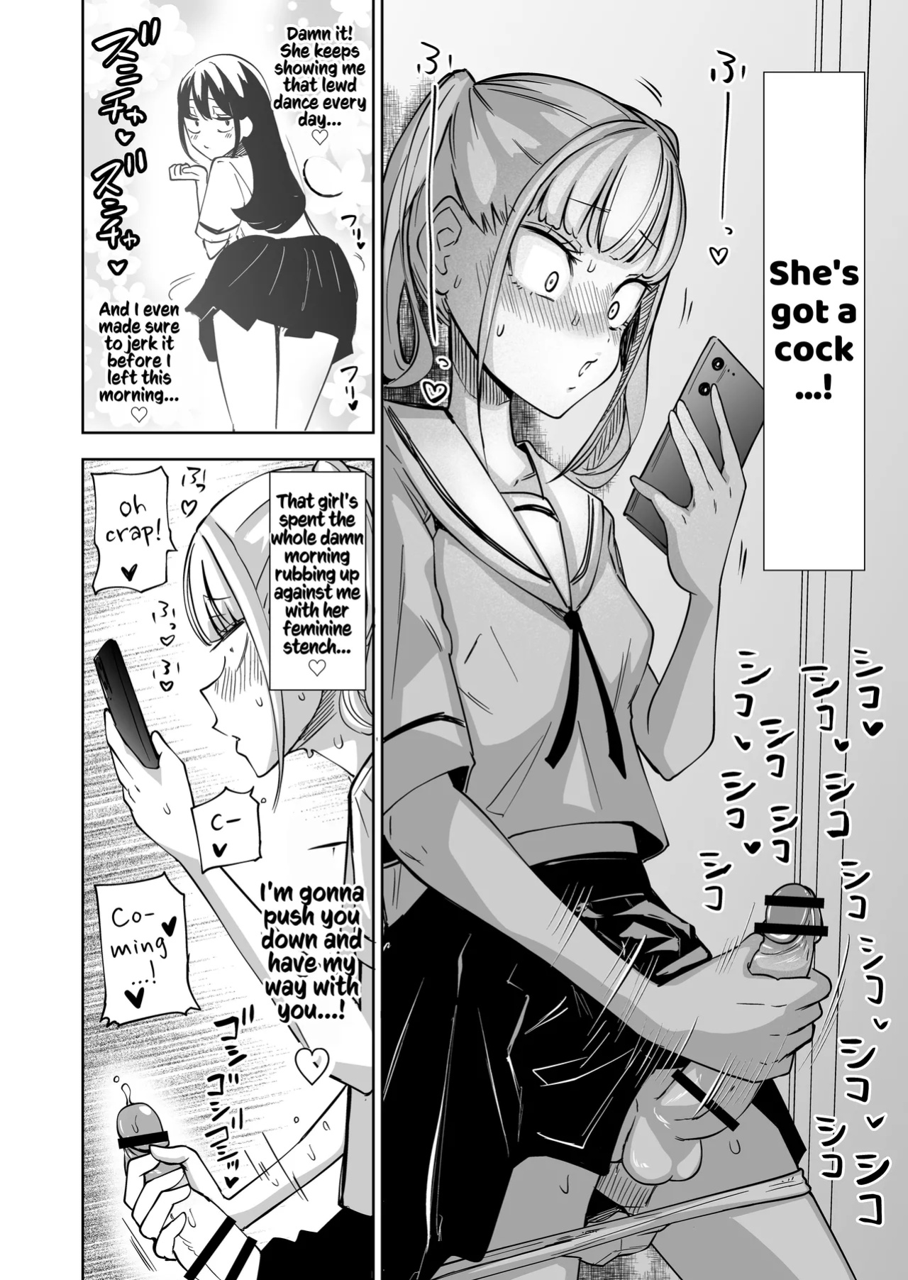 [Mikenekohanten (Sakamoto Kafka)] Chinpo Bare shita Ikioi de Tomodachi Zenin Onaho ni Shichaimashita | After I Was Exposed As A Futanari, I Turned All My Friends Into My Fuckholes! [Kusanuu]