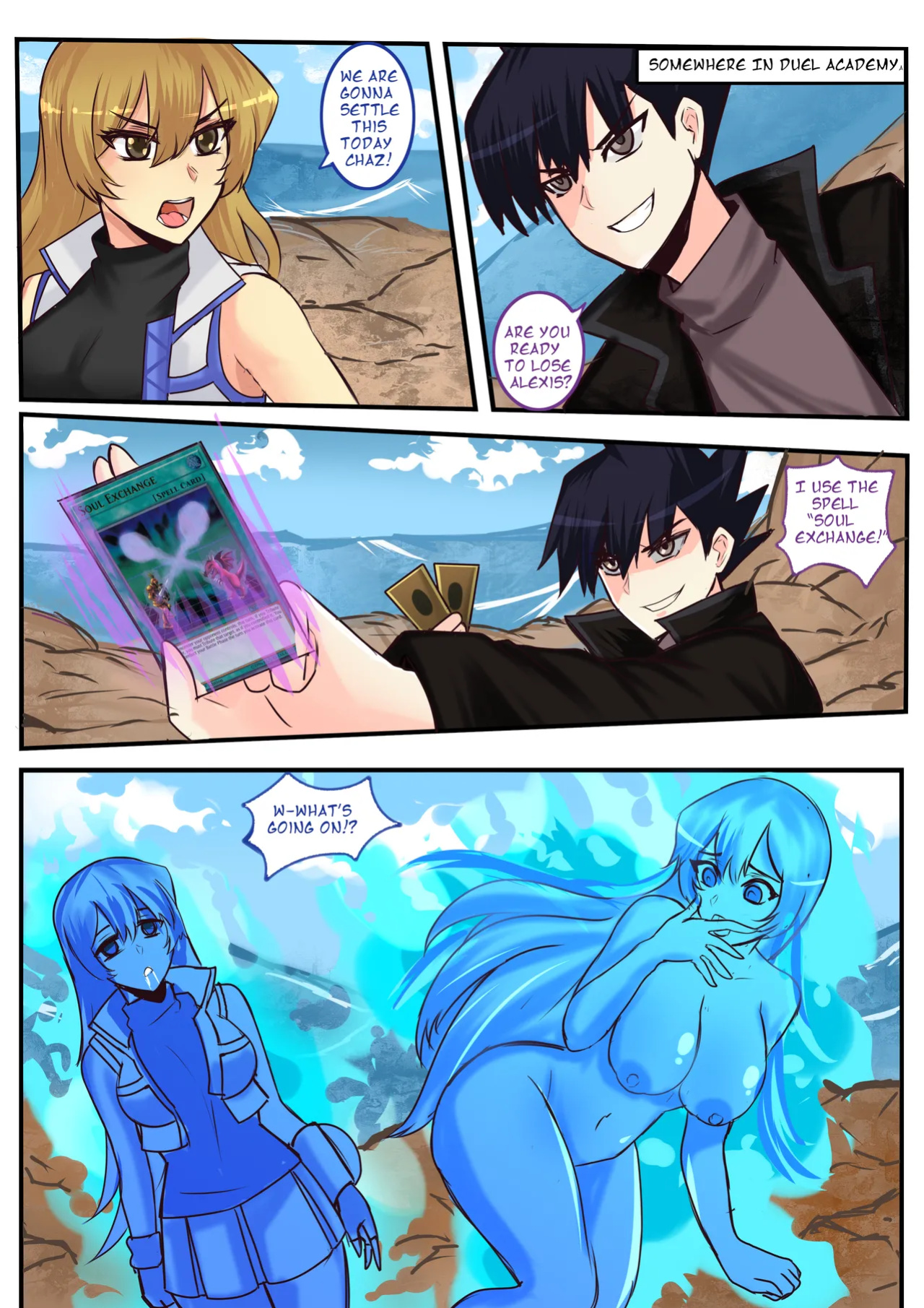 [TSFSingularity (Burning Moon Works)] Alex-is-Chazz!? (Yu-Gi-Oh! GX)